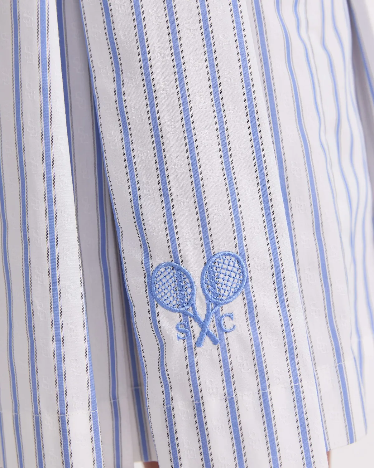 Sportscraft Logo Stripe Tennis jupe coton plissée