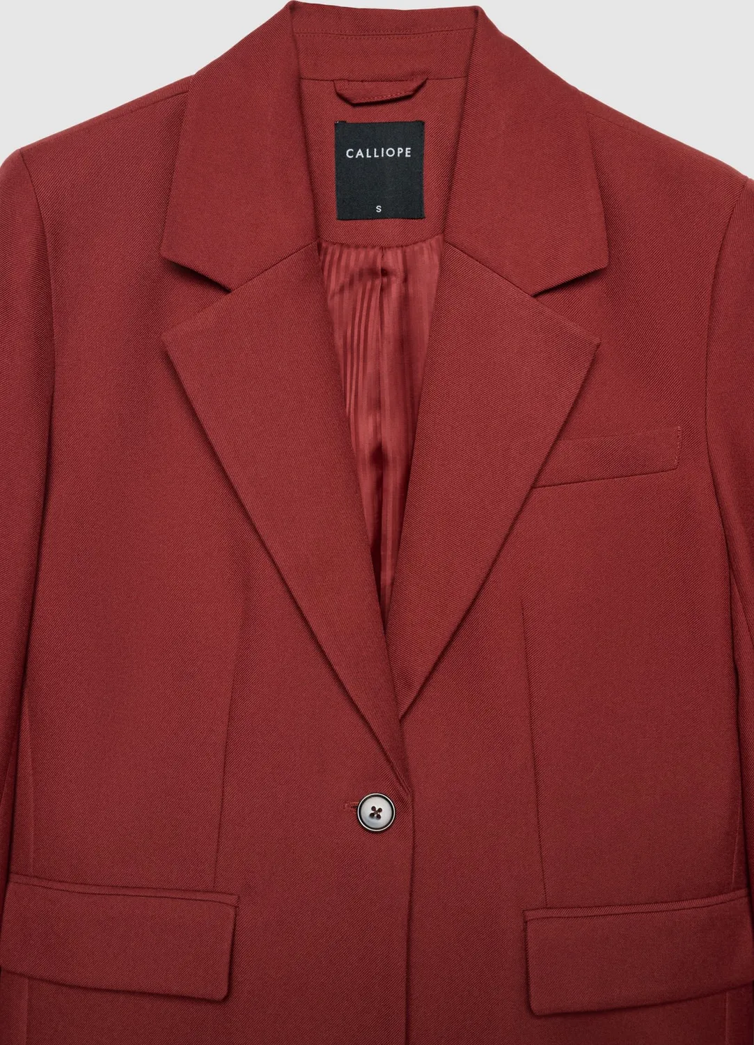 Calliope veste monopetto blazer femme micro-motifs