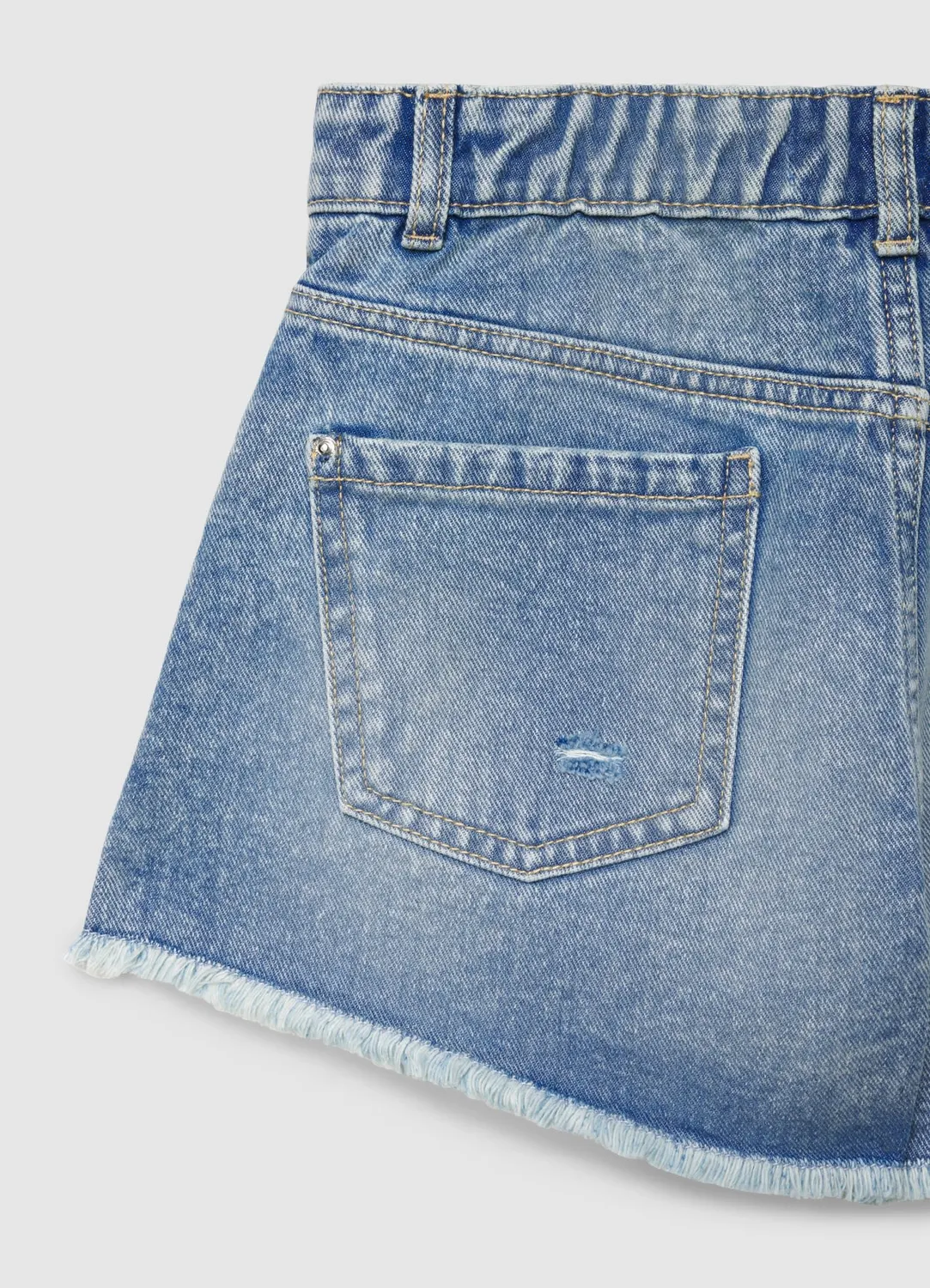 Calliope shorts mom jean déchiré fille