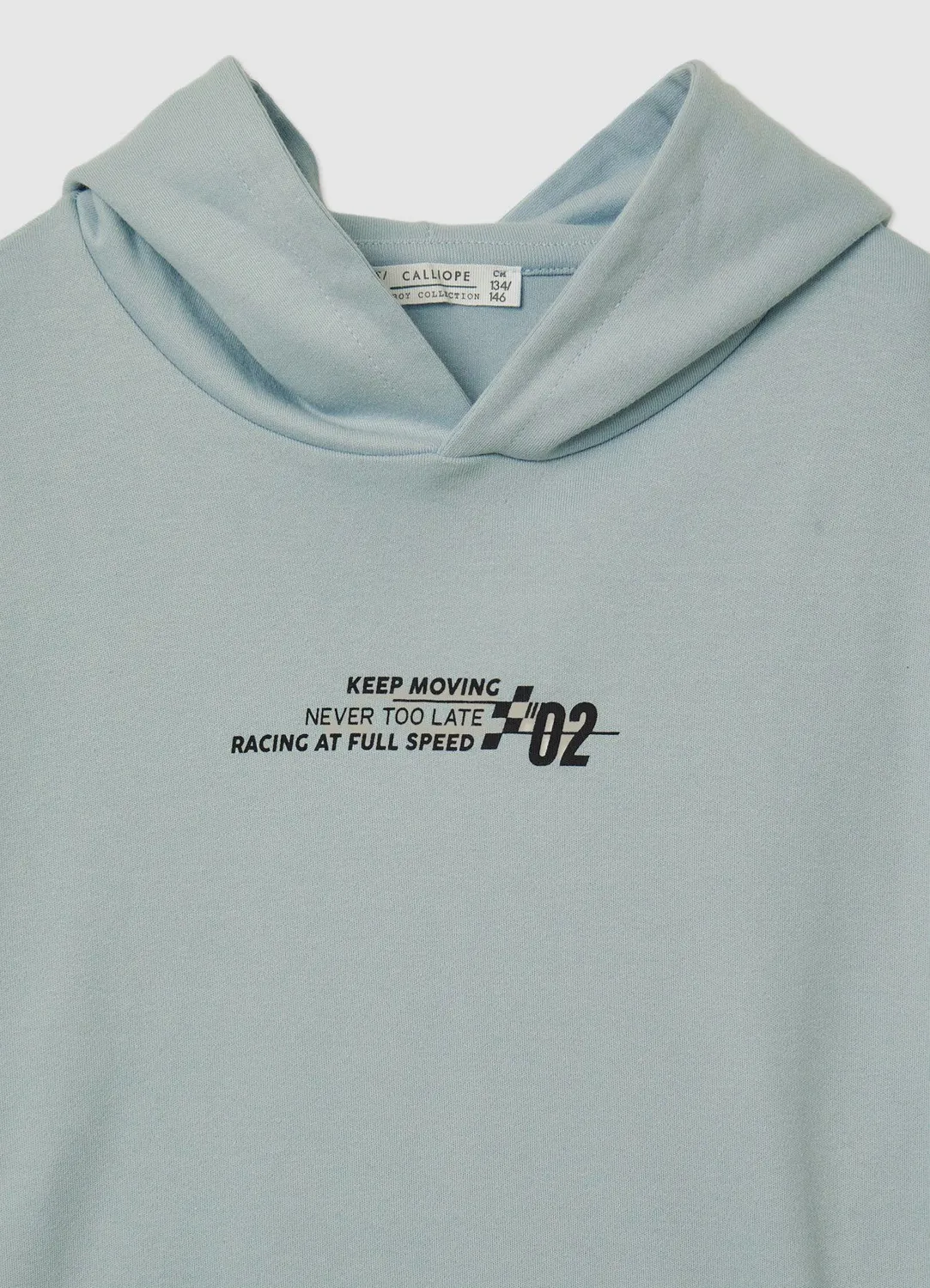 Calliope t-shirt garçon capuche écritures