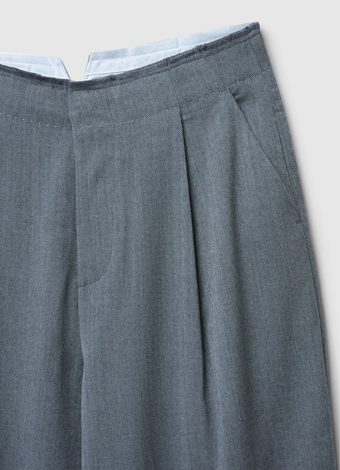 Calliope pantalon femme palazzo chevrons large