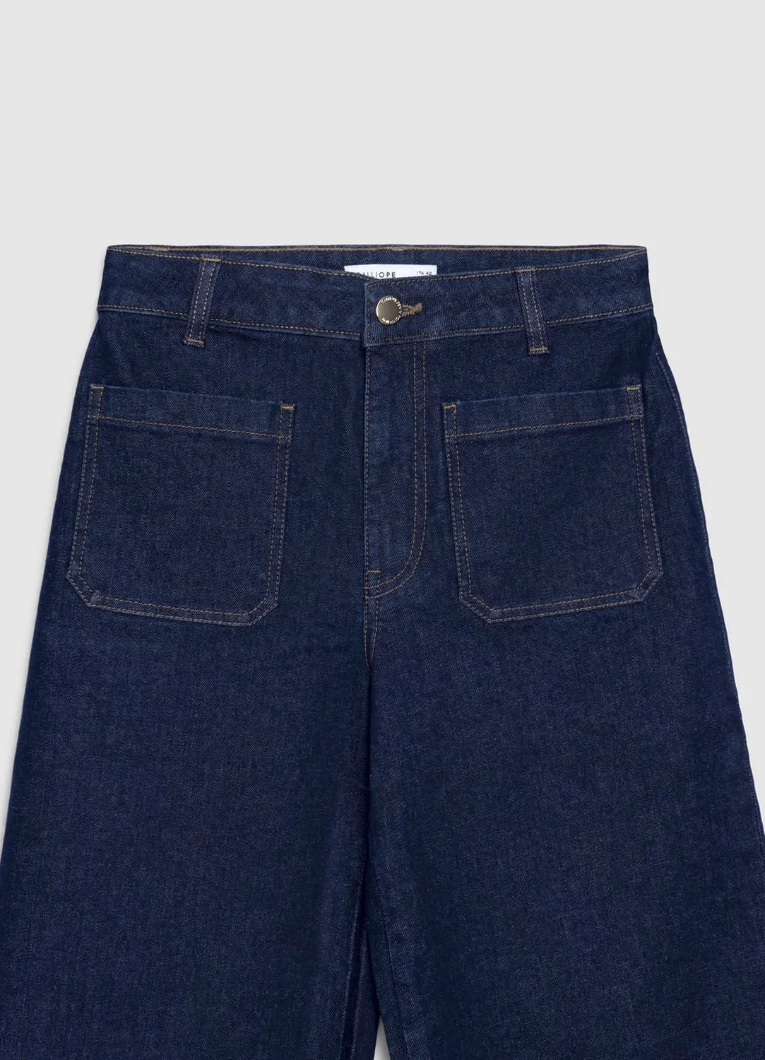 Calliope jean culotte femme large cheville