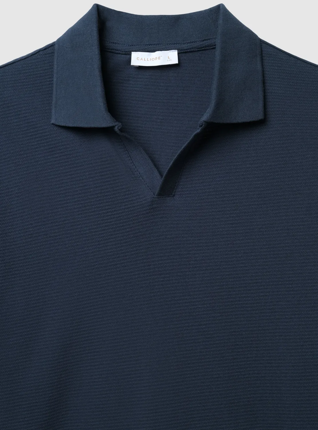 Calliope Polo t-shirt coton homme manches courtes uni