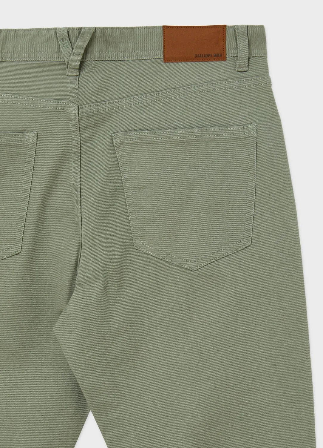 Calliope 5 poches slim pantalon homme coton stretch