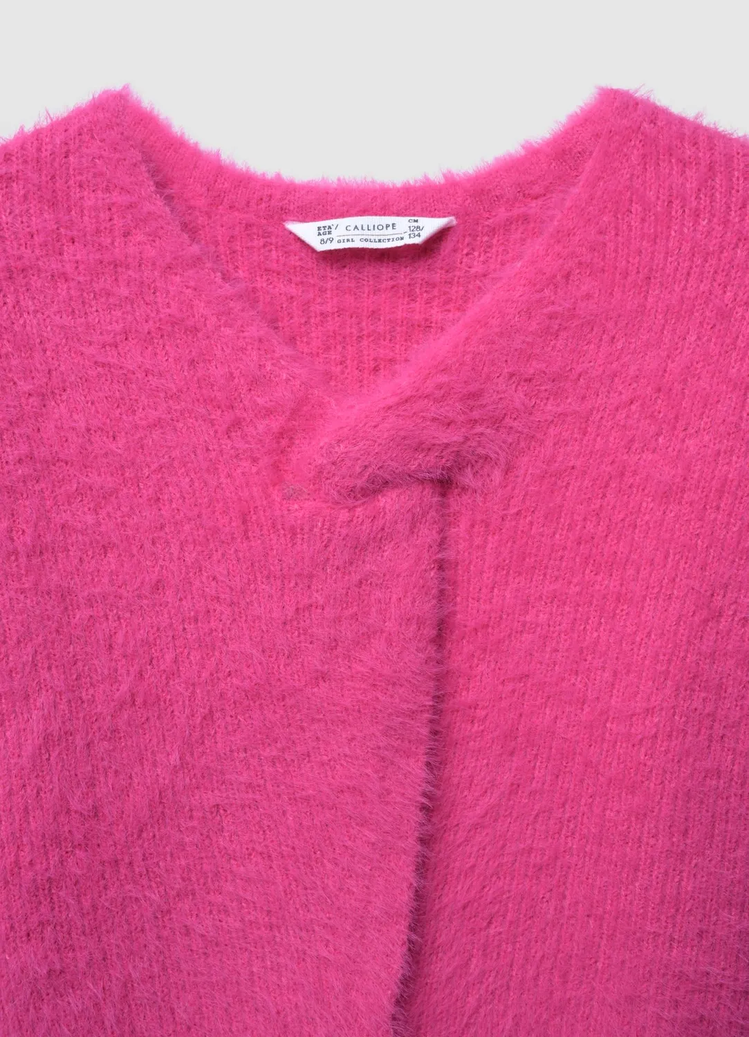 Calliope top fille col V nœud manches longues