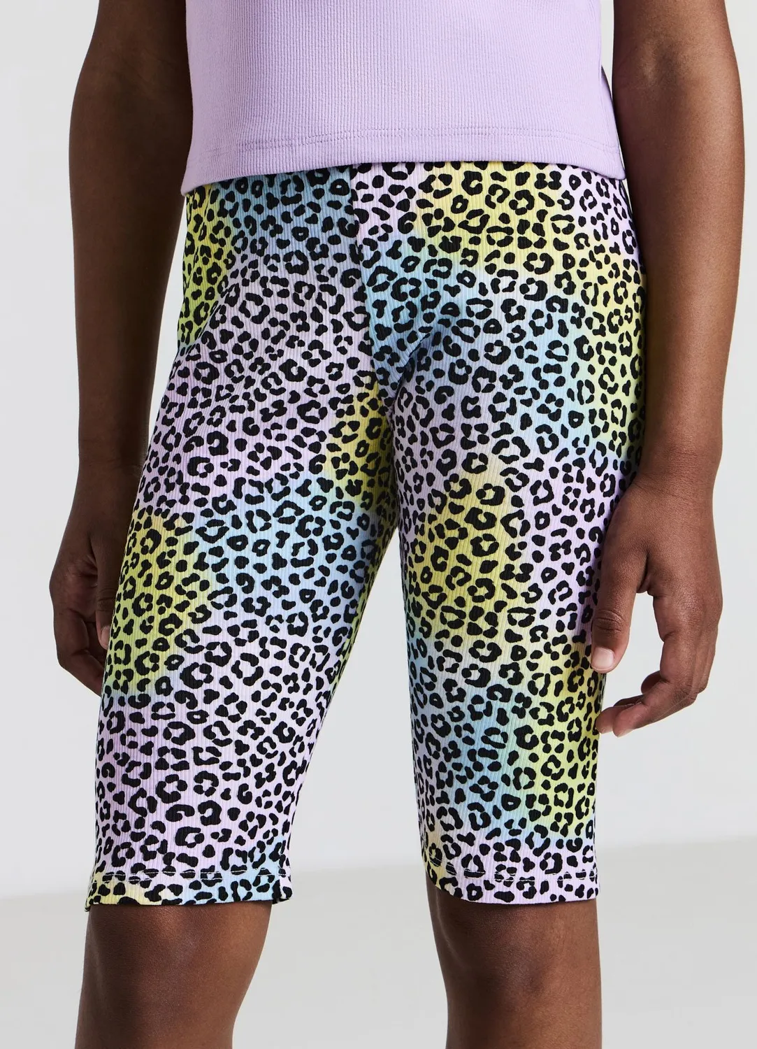 Calliope lot 3 leggings cycliste fille coton