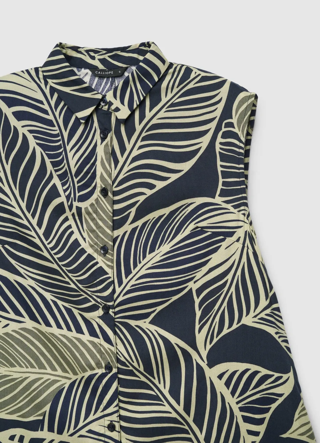 Calliope blouse sans manches femme paisley boutons