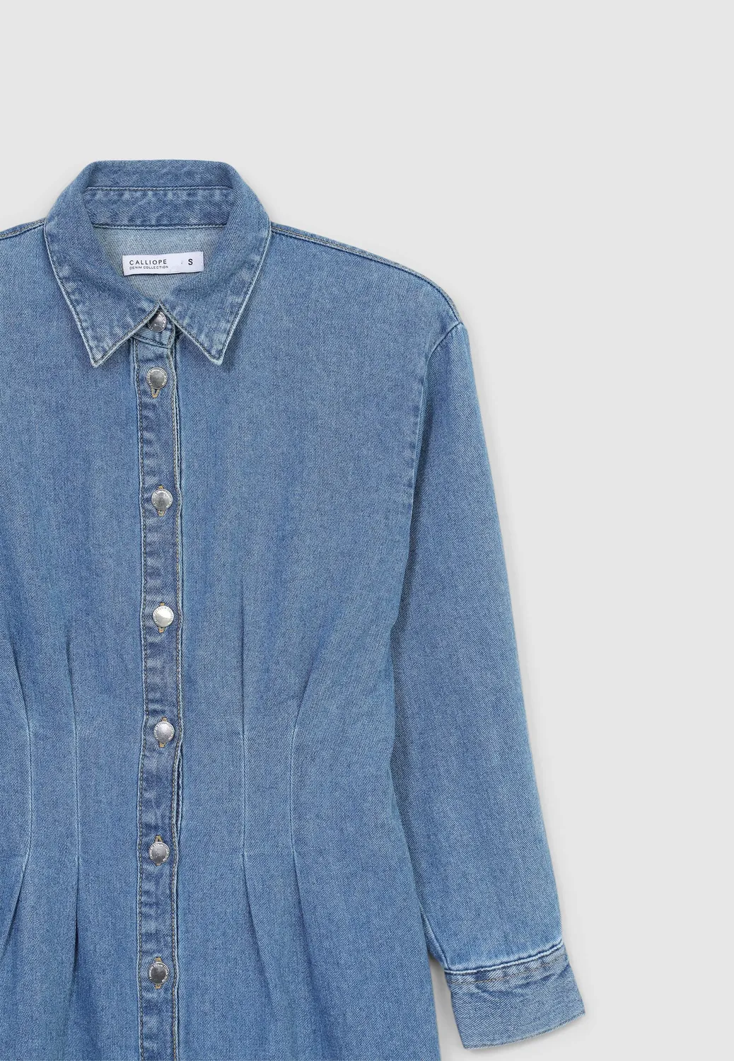 Calliope robe en jean pinces femme chemisier
