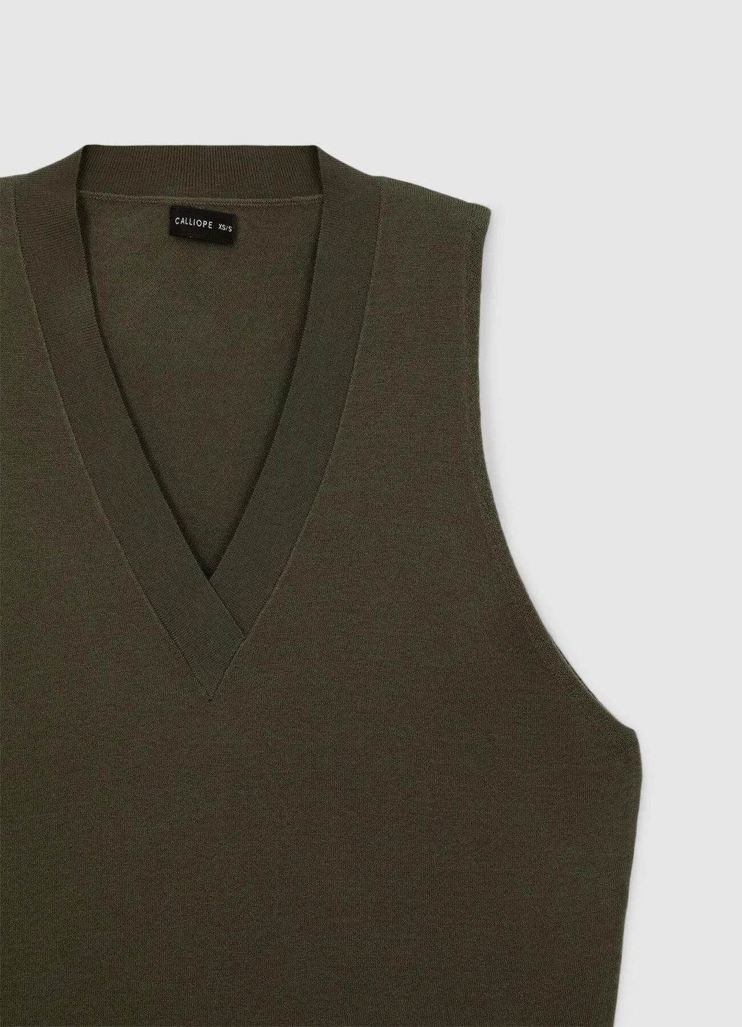 Calliope gilet col V sans manches femme regular