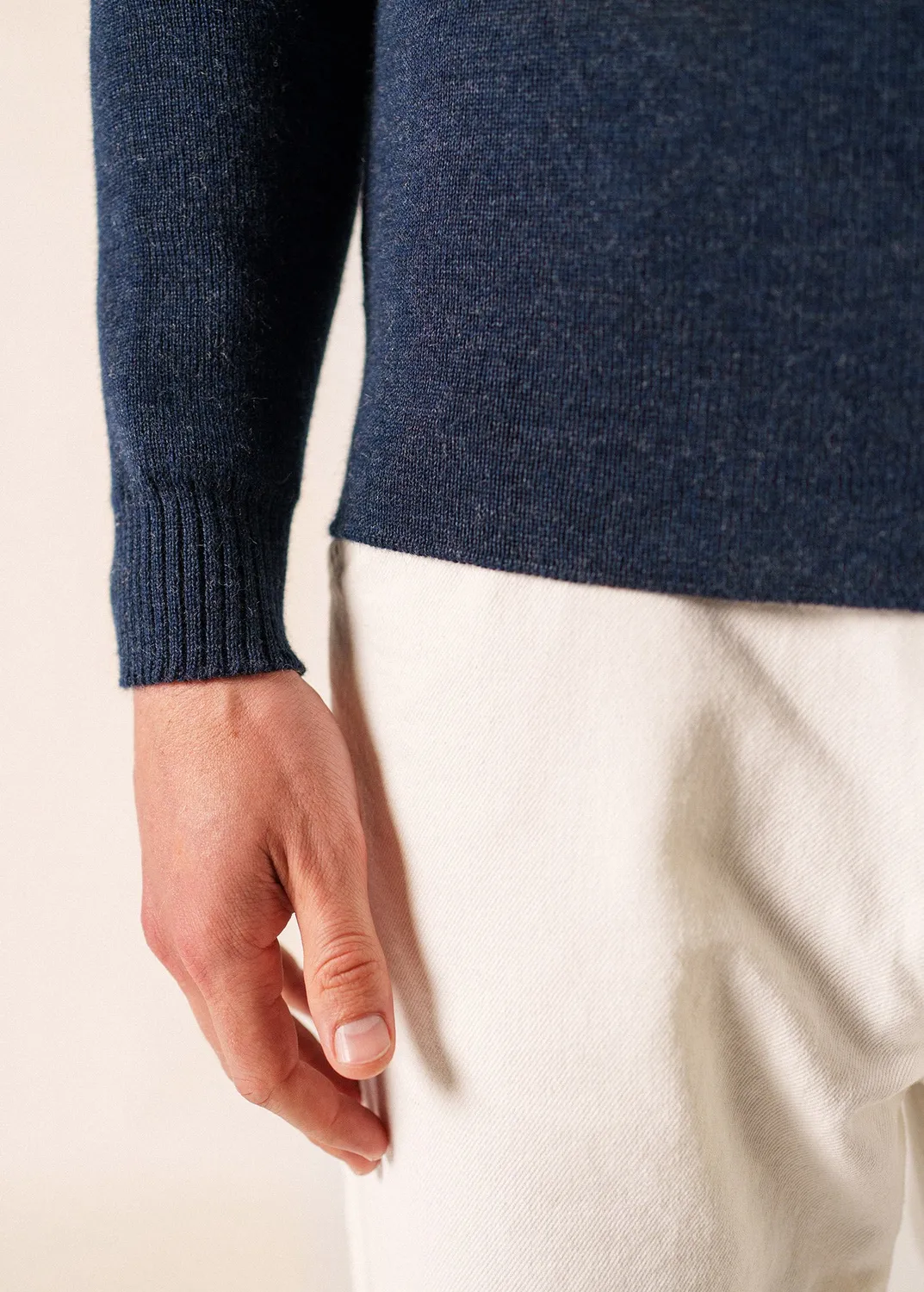 Saint James Matelot pull marin bleu chine pure laine