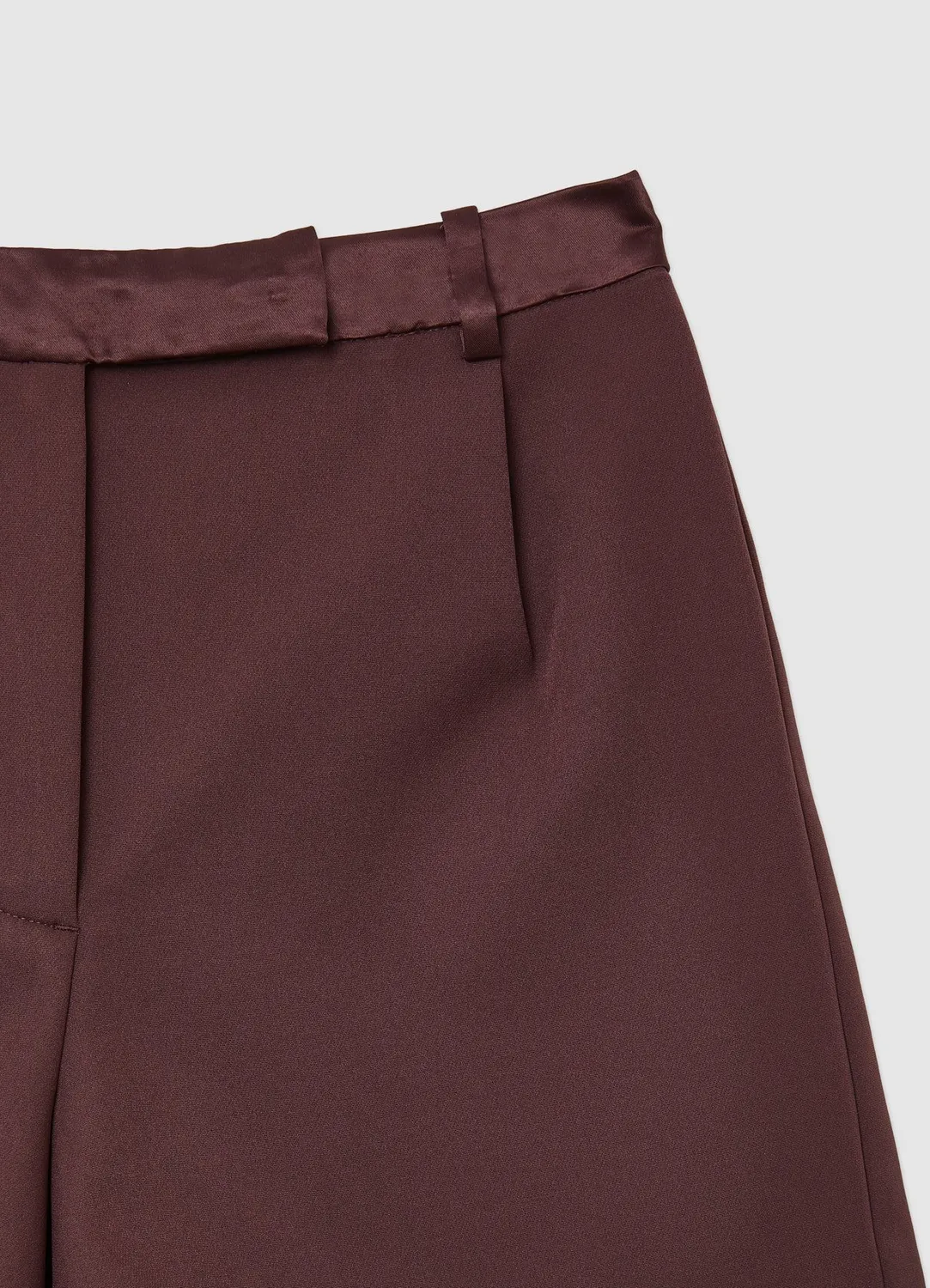 Calliope short habillé femme taille haute ceinture satinée