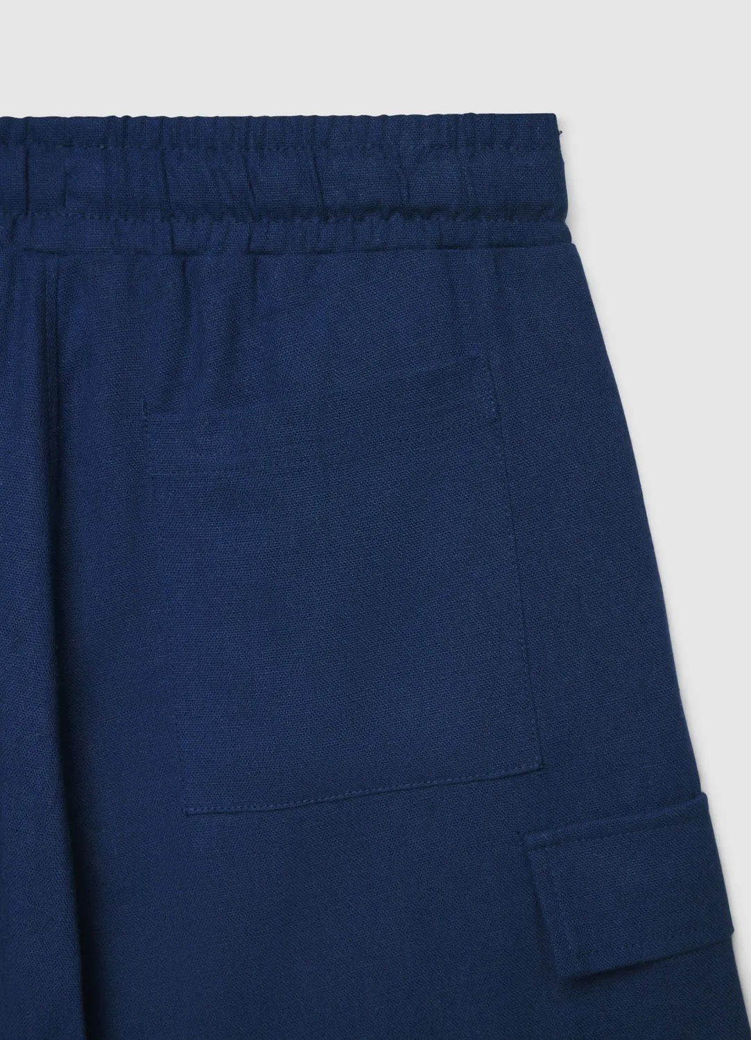 Calliope short cargo garçon lin avec poches