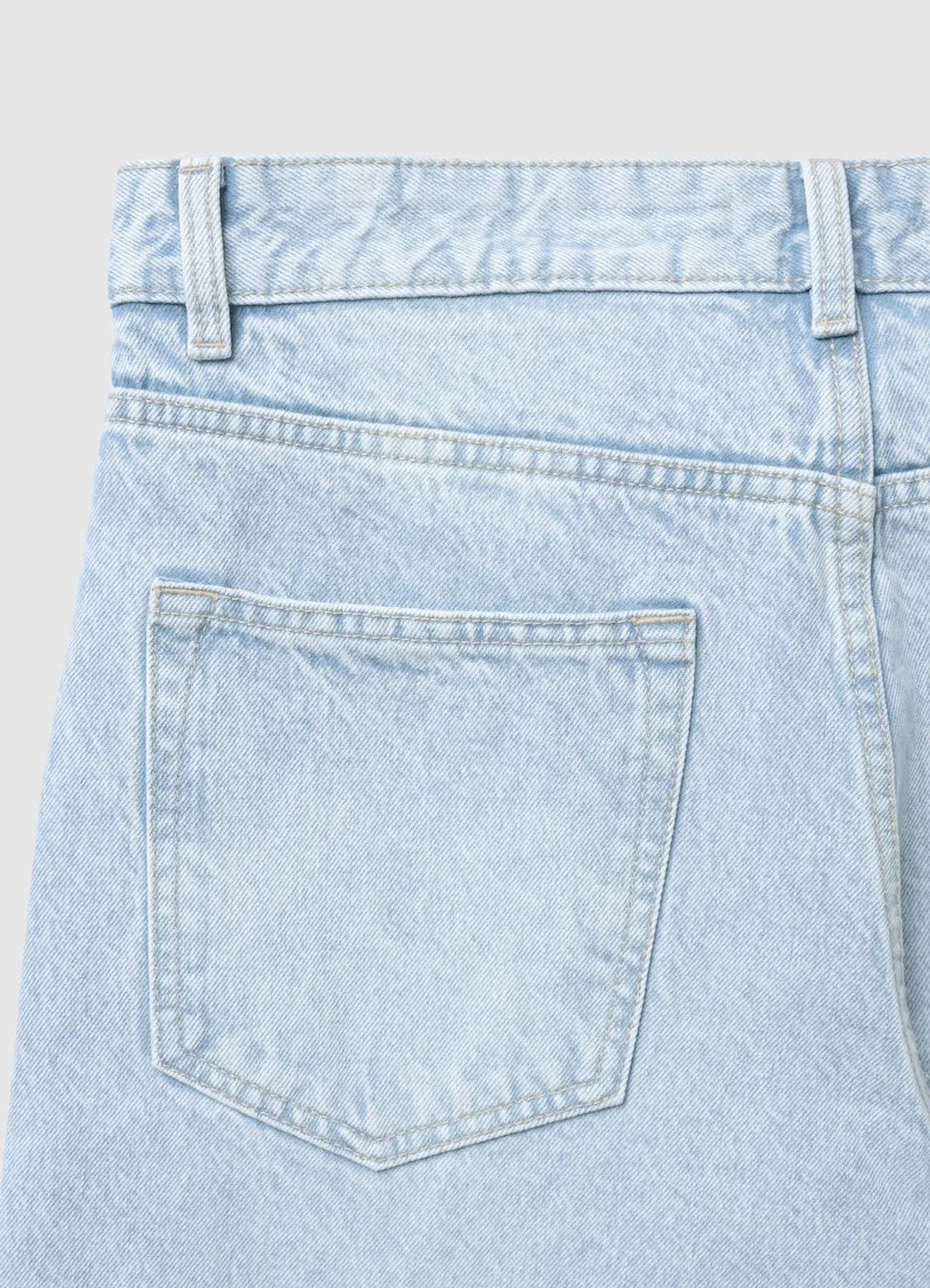 Calliope jean cropped délavé homme 5 poches
