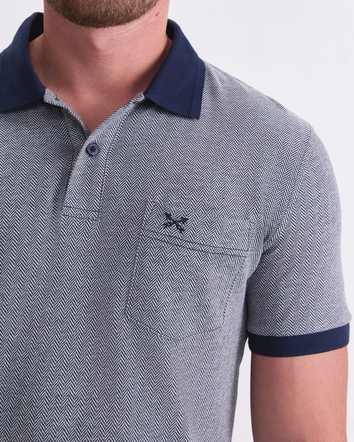 Sportscraft SC Chevron polo coton homme régulier