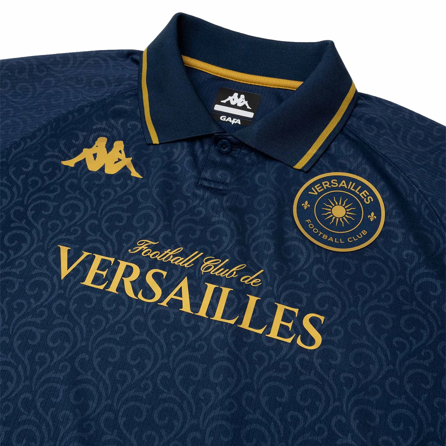 Robe di Kappa Kombat FC Versailles maillot bleu homme ML