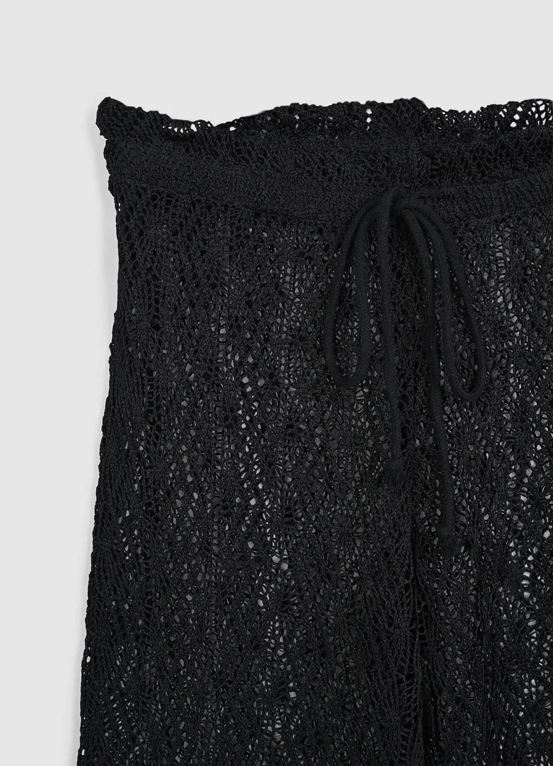 Calliope pantalon dentelle femme long cordon