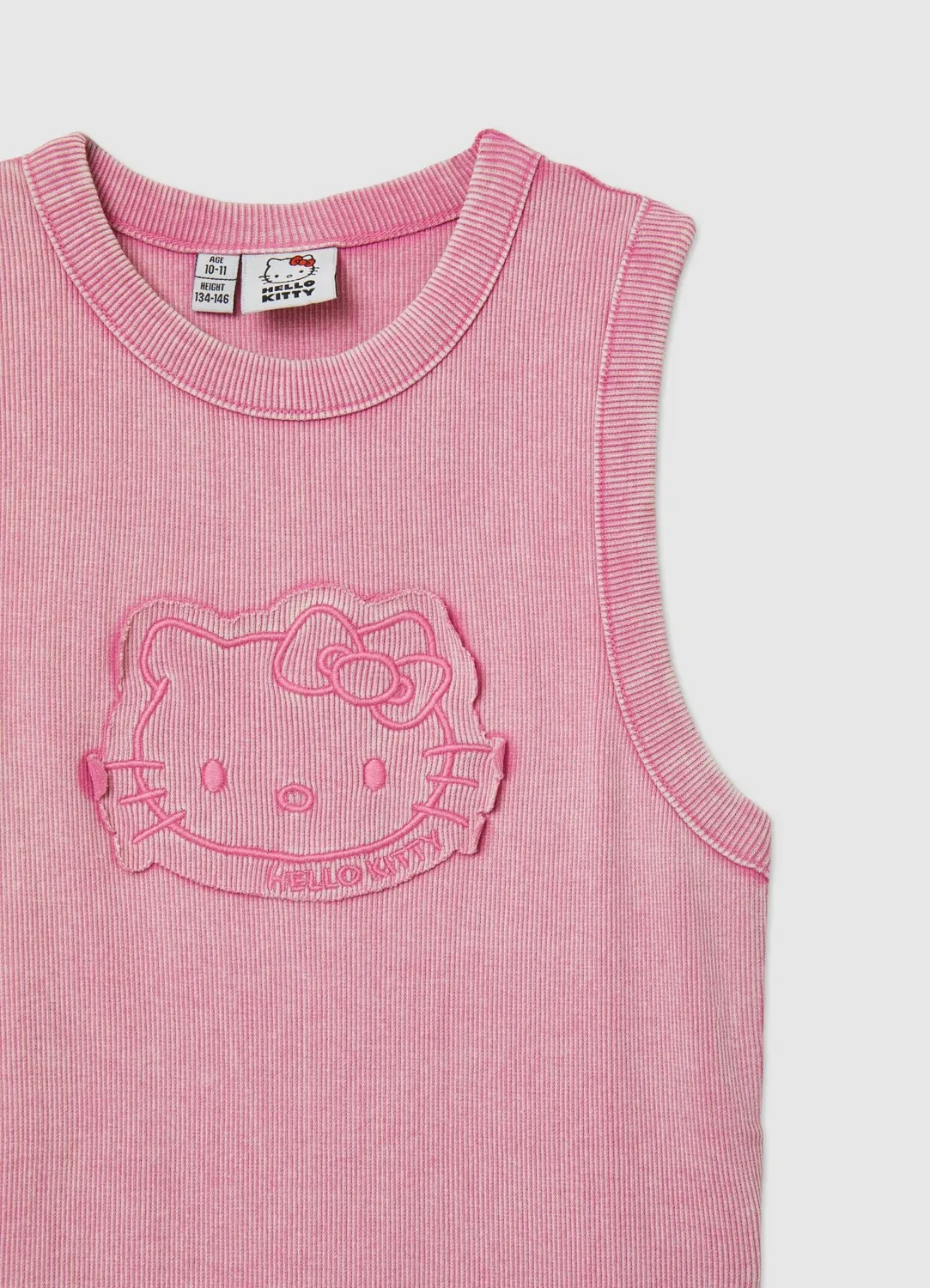 Calliope top Hello Kitty fille 10-11 ans côtelé