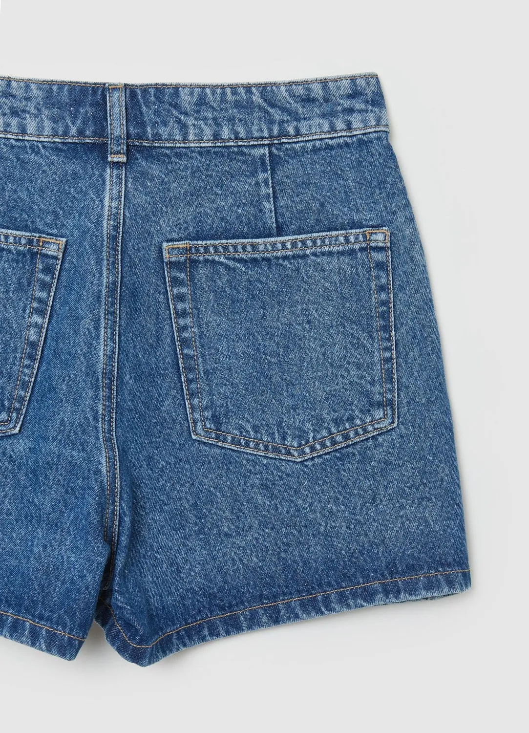 Calliope jupe-short denim femme boutons coton taille 42