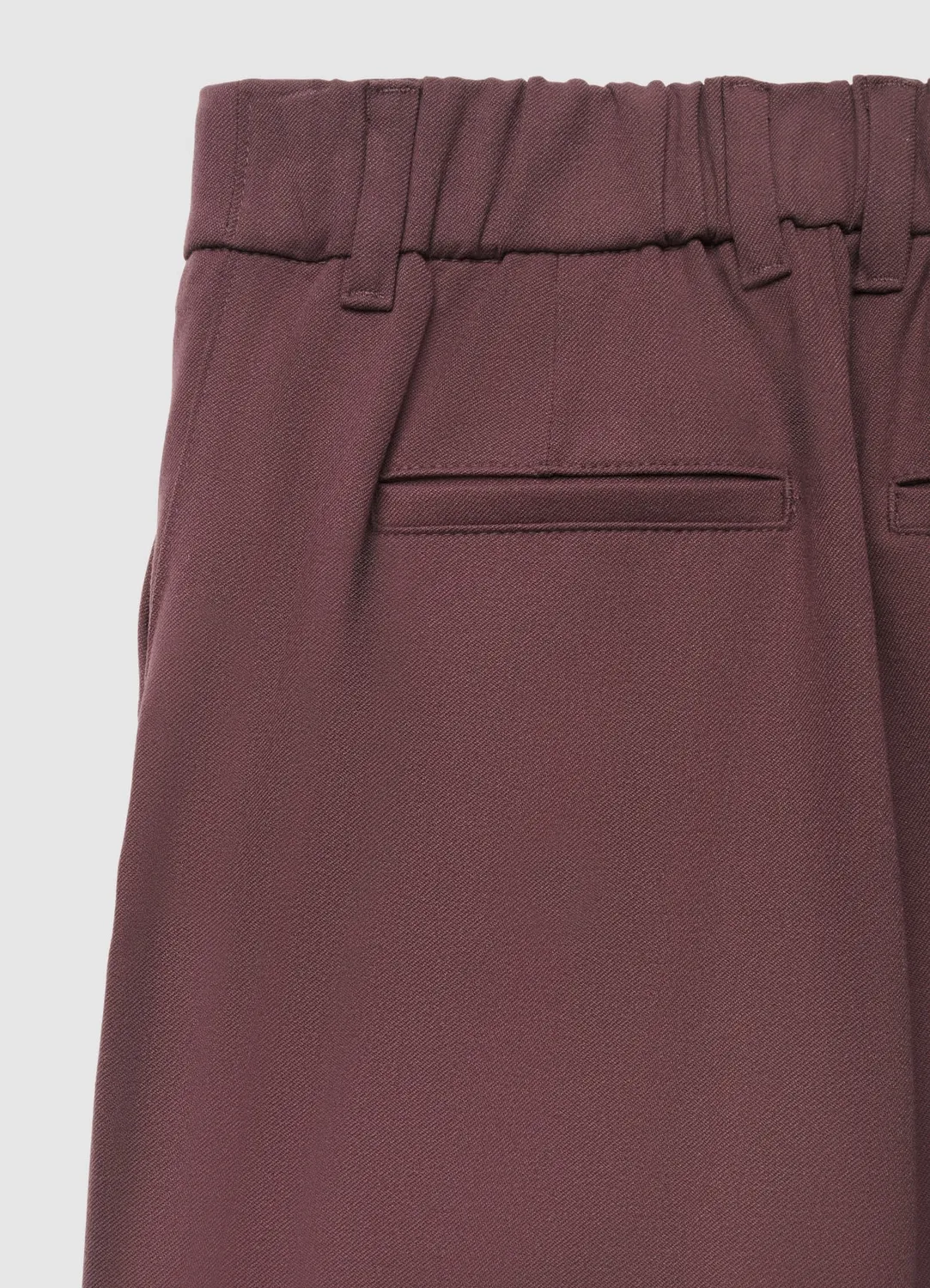 Calliope pantalon droit taille haute femme à revers