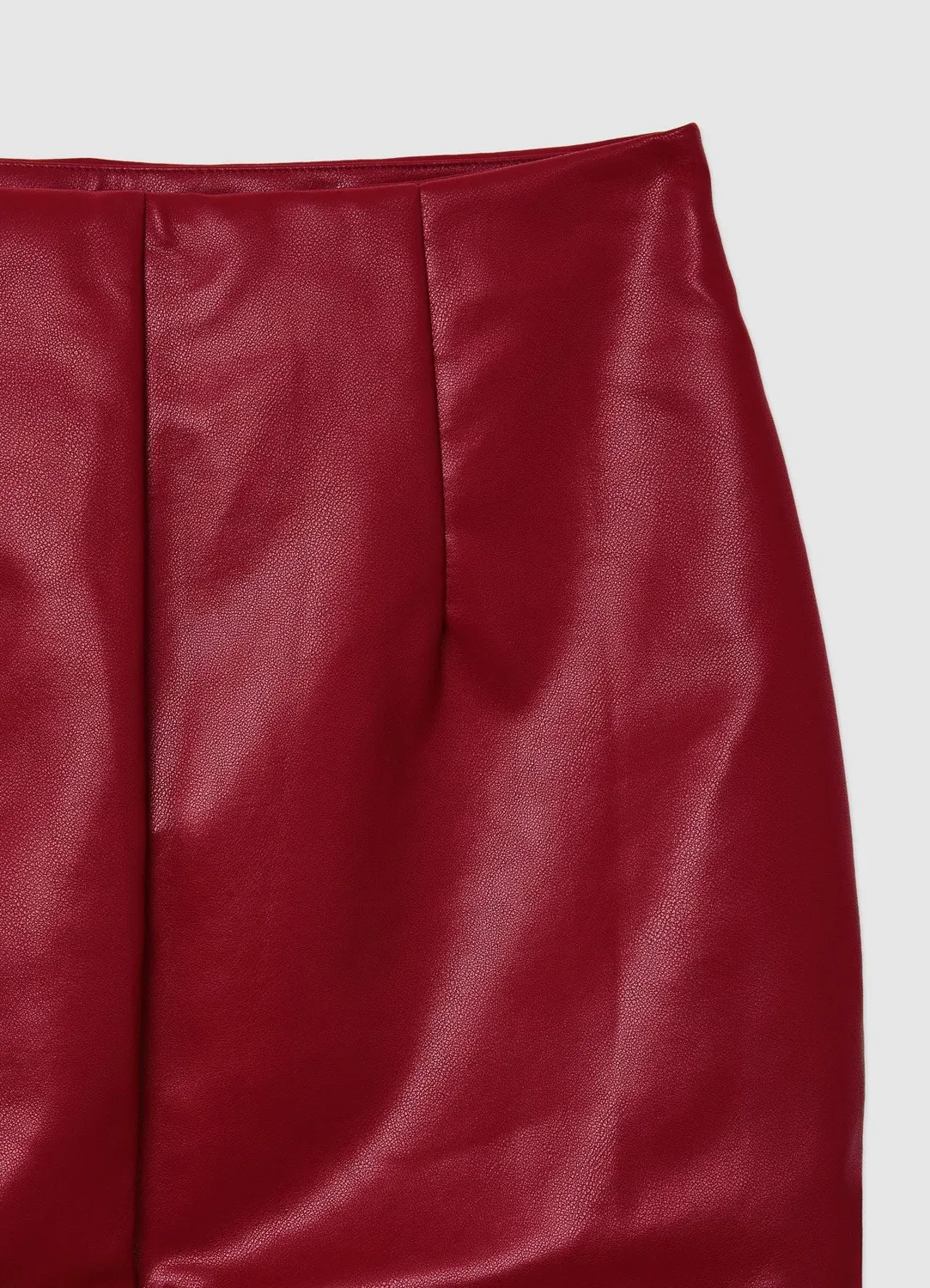 Calliope jupe mini similcuir femme droite