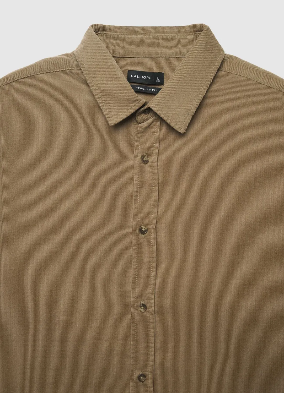 Calliope chemise effet velours homme coton