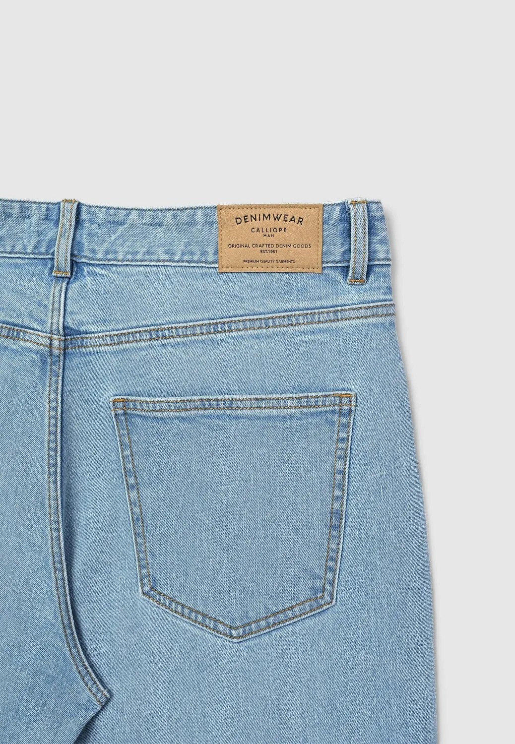 Calliope jean slim délavé homme 5 poches