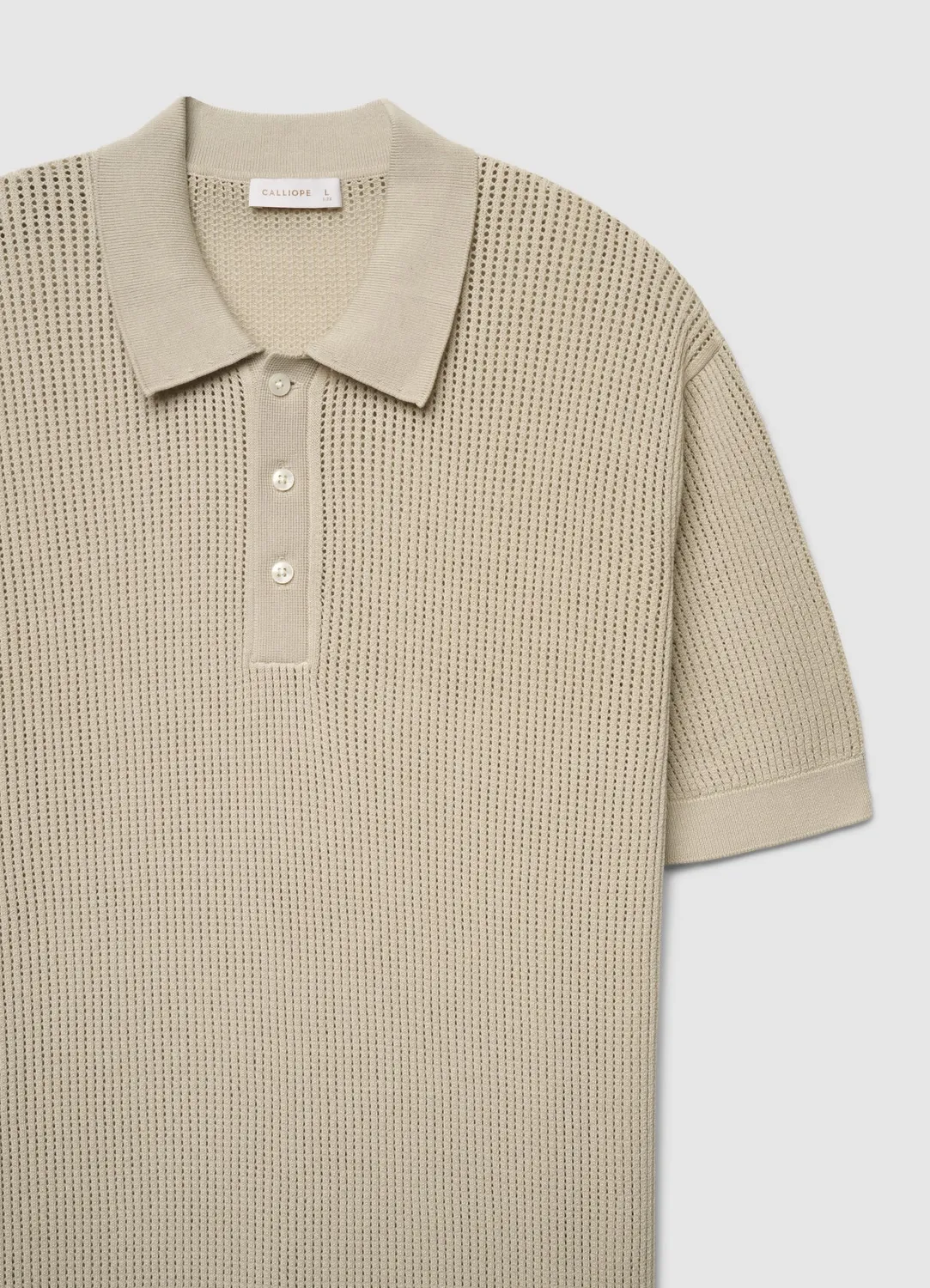 Calliope polo homme manches courtes uni