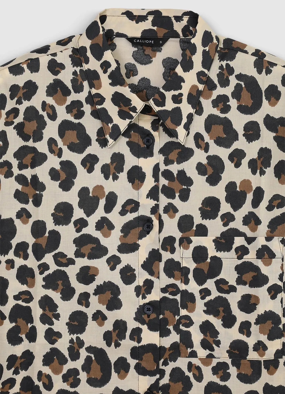 Calliope chemise animalier femme coton