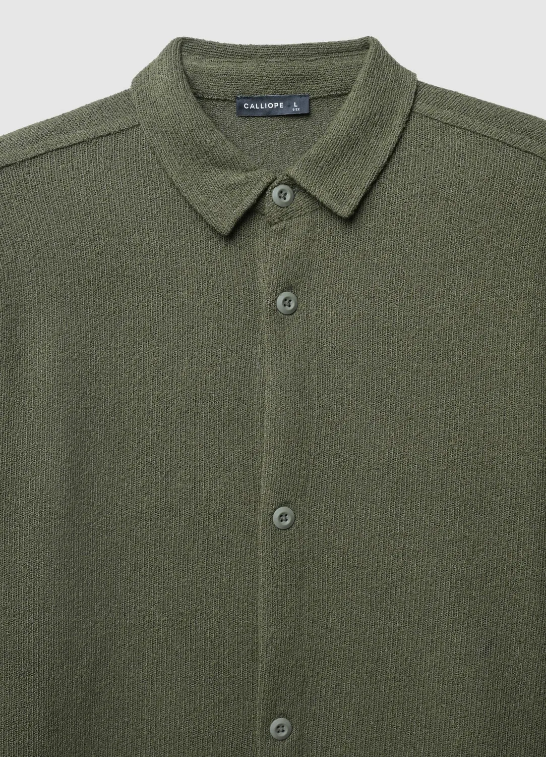 Calliope chemise classique ajourée homme manches longues