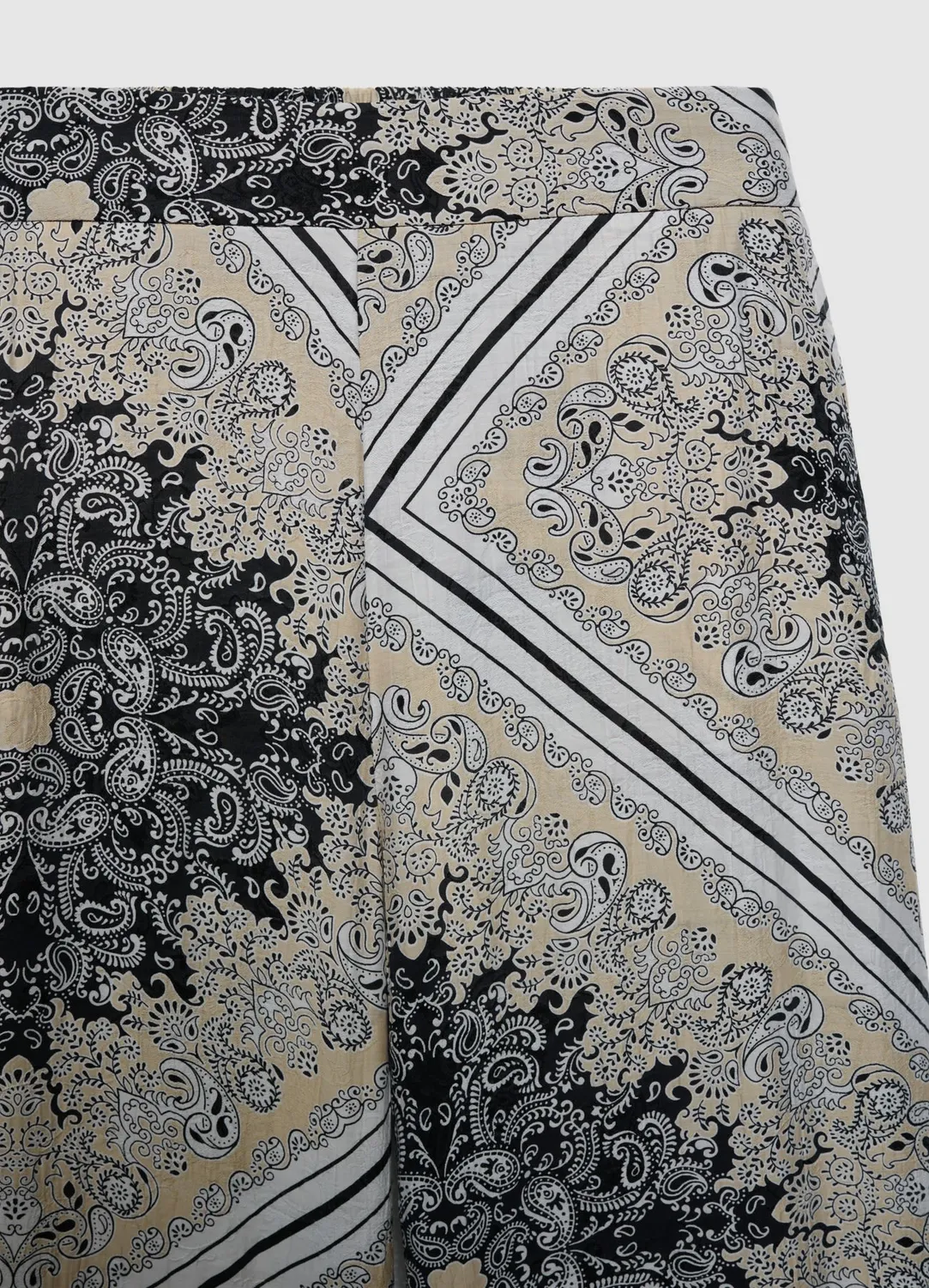 Calliope pantalon palazzo femme imprimé bandana