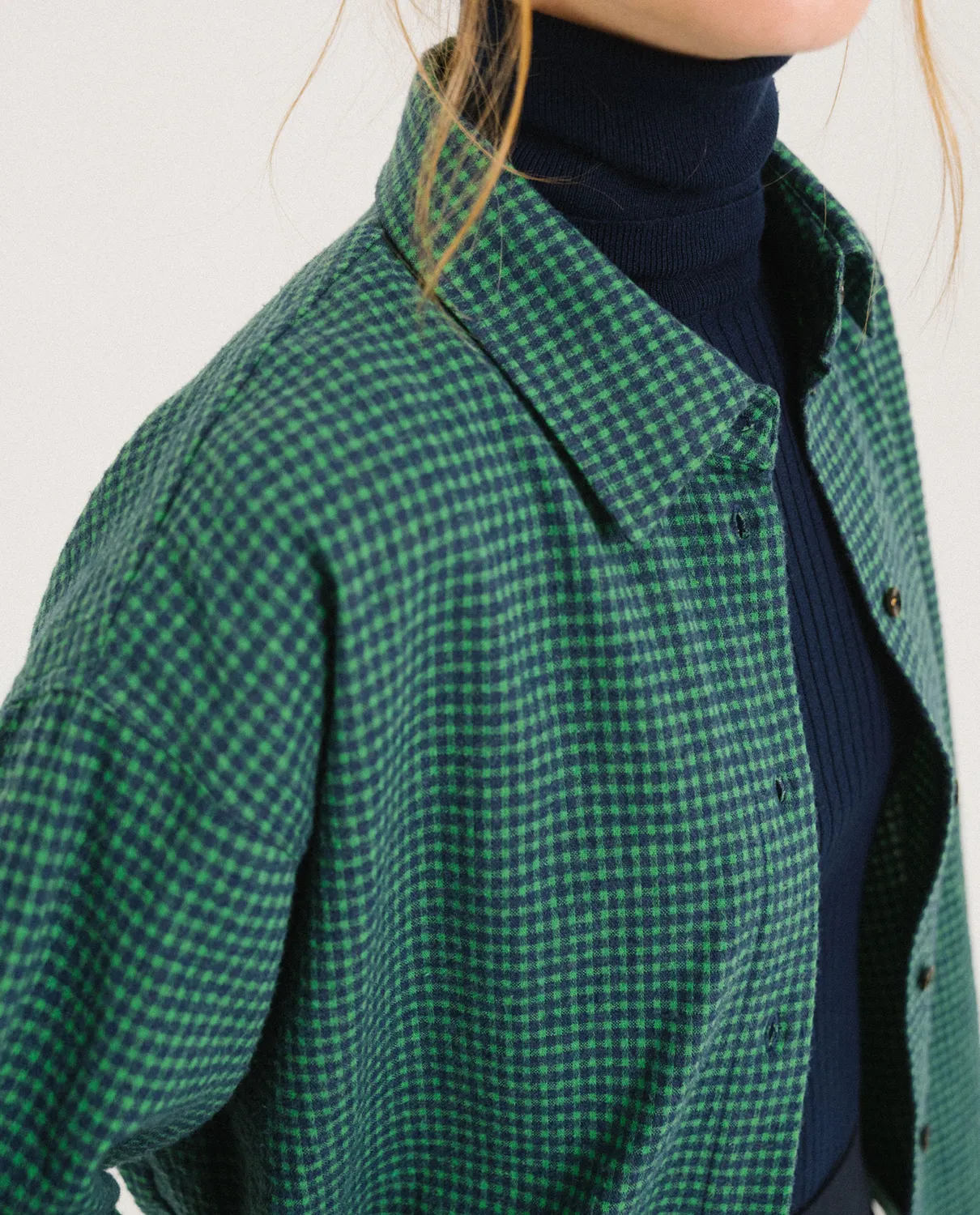 TINSELS WYOMING POEM chemise flanelle à carreaux