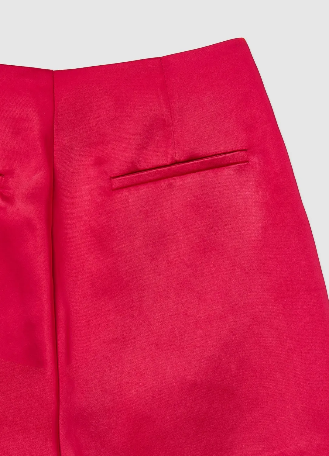Calliope jupe-short simili satin femme coupe regular
