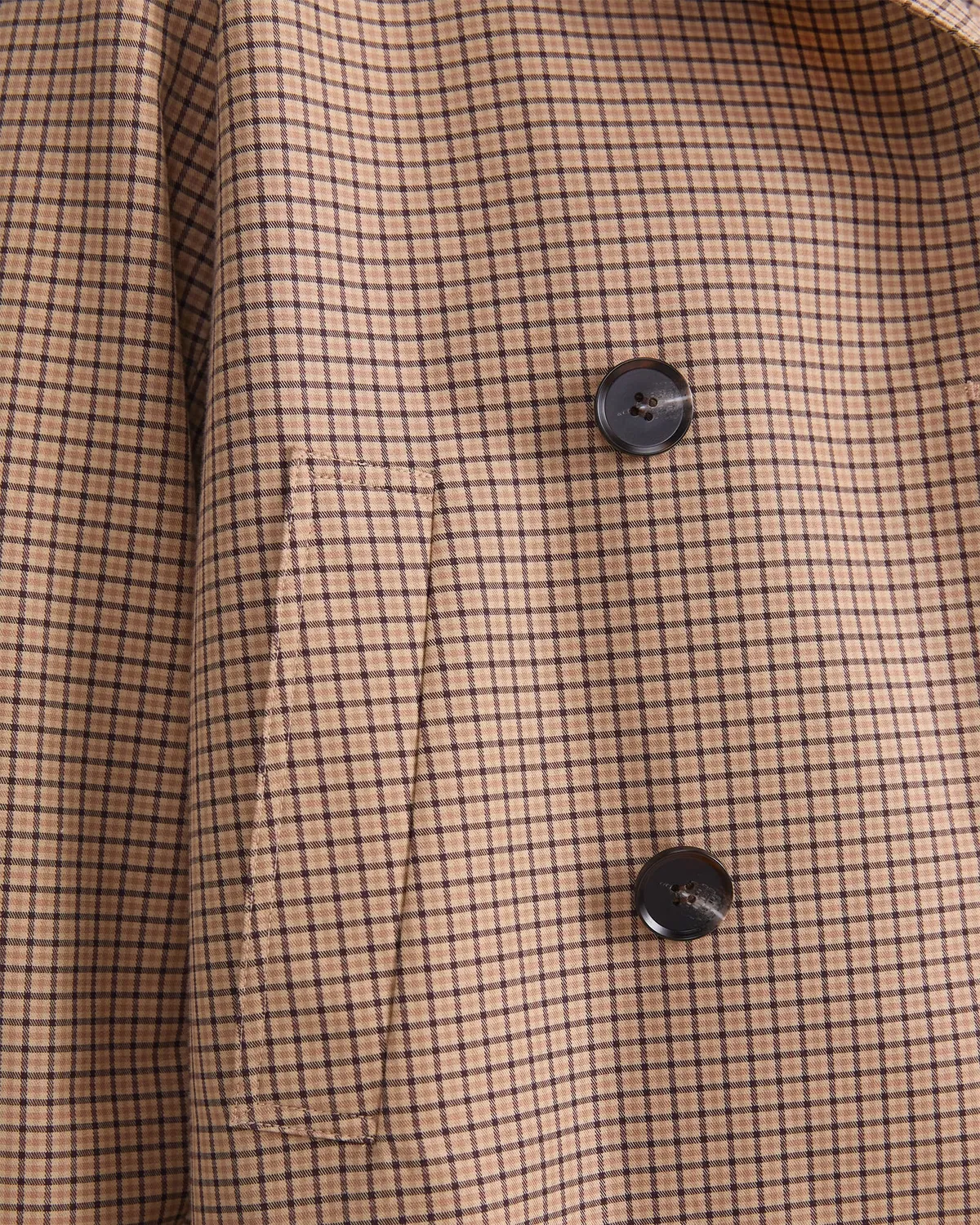 SportsCraft Audrey trench court à carreaux lin femme