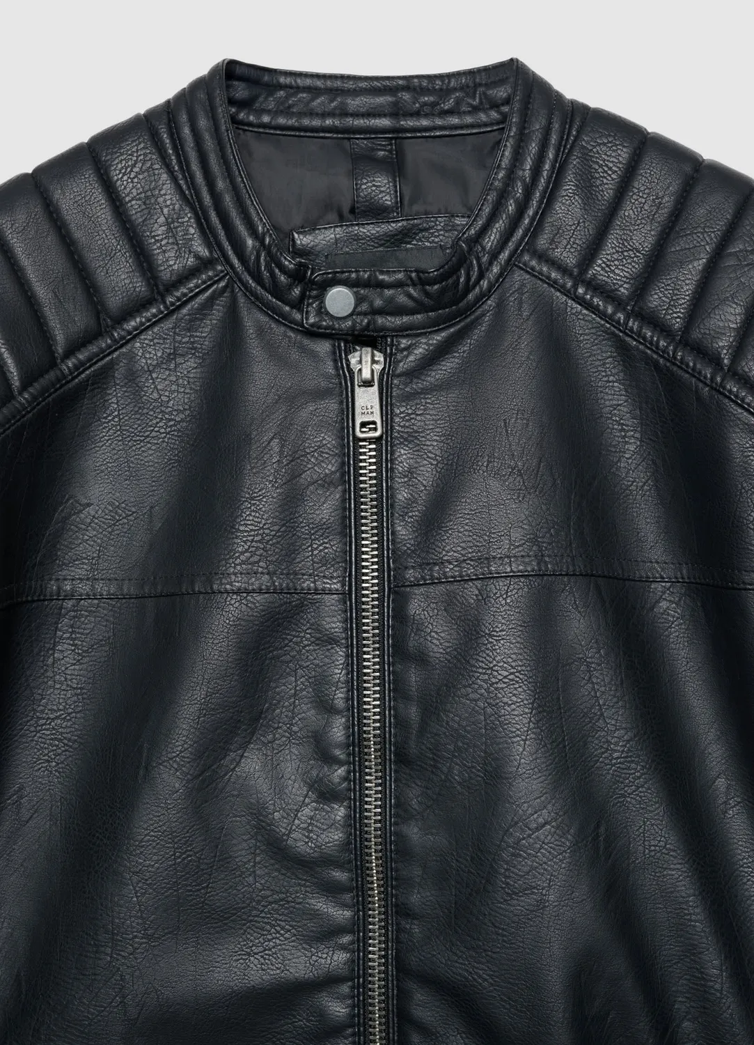 Calliope veste biker homme effet cuir slim