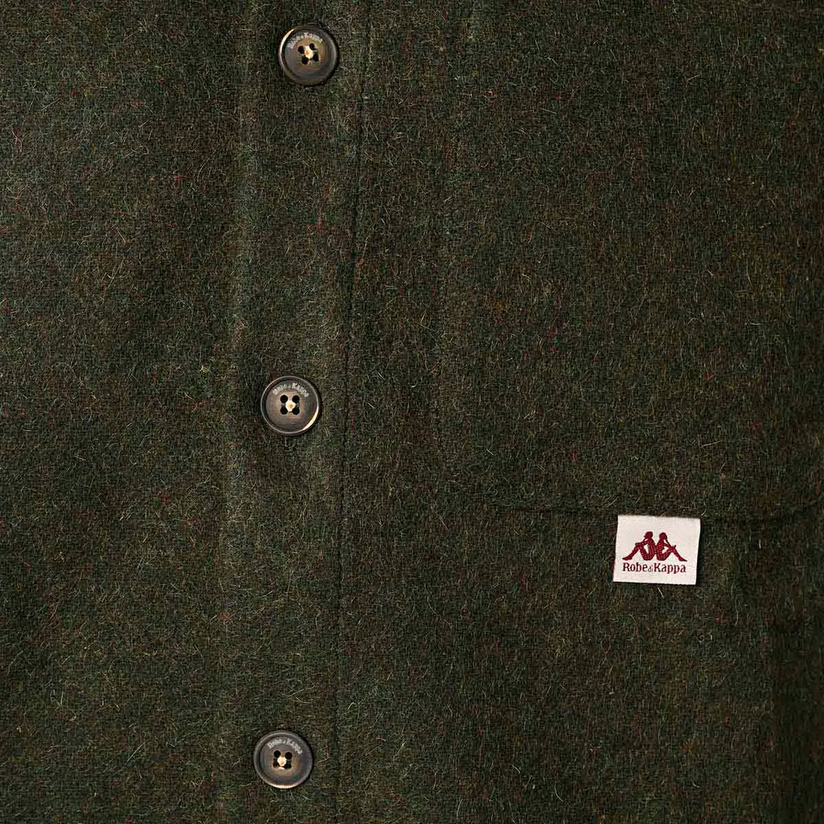 Robe di Kappa Bunda chemise vert kaki laine homme