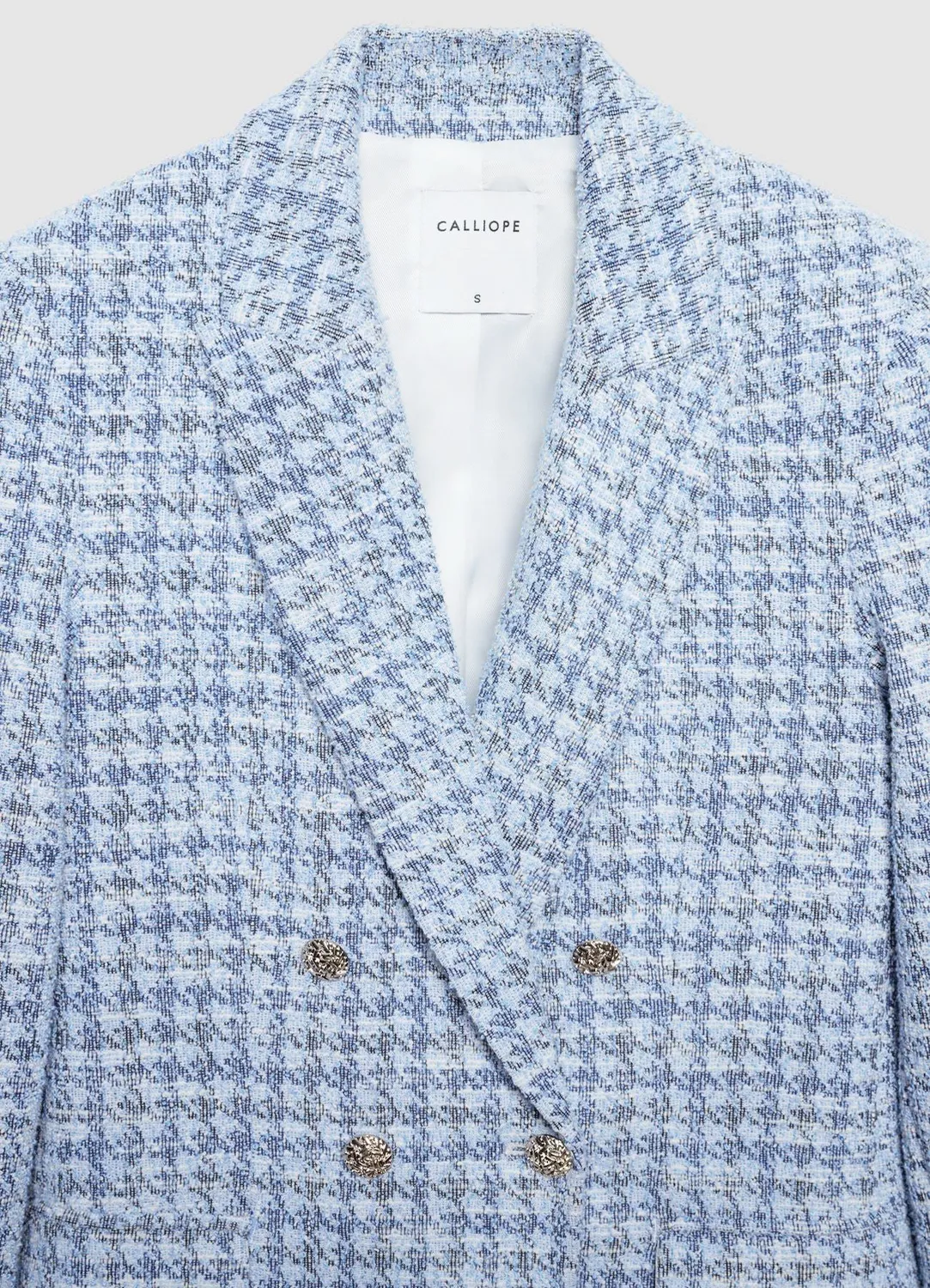 Calliope veste tweed femme double boutonnage