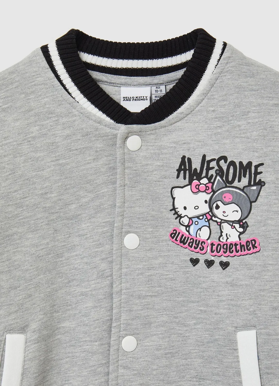 Calliope bomber college Hello Kitty Kuromi fille