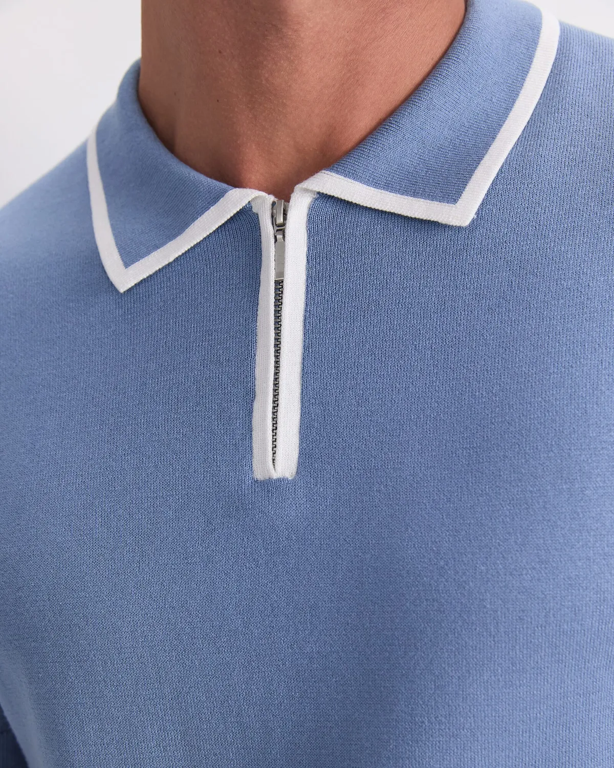 SportsCraft Brookes Quarter Zip polo maille homme coton
