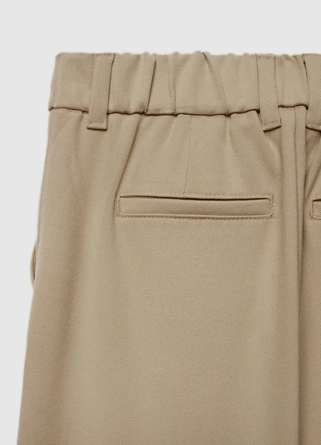 Calliope pantalon taille haute elastique uni femme