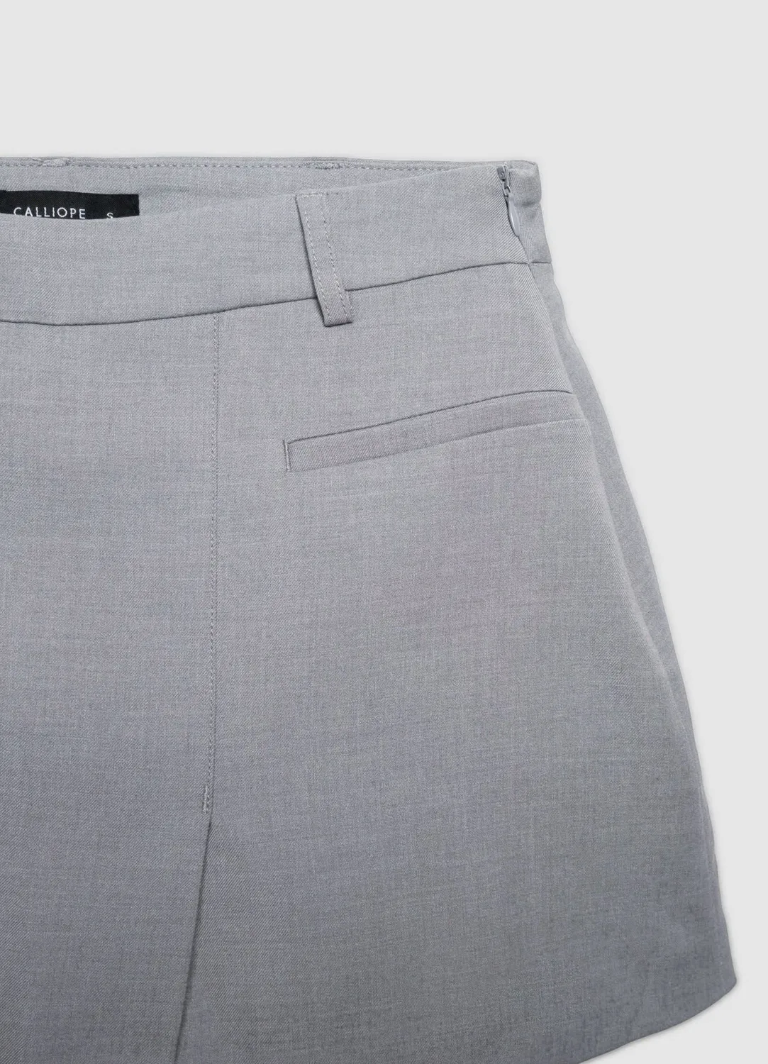 Calliope Jupe-culotte poches passepoilées femme unie bureau