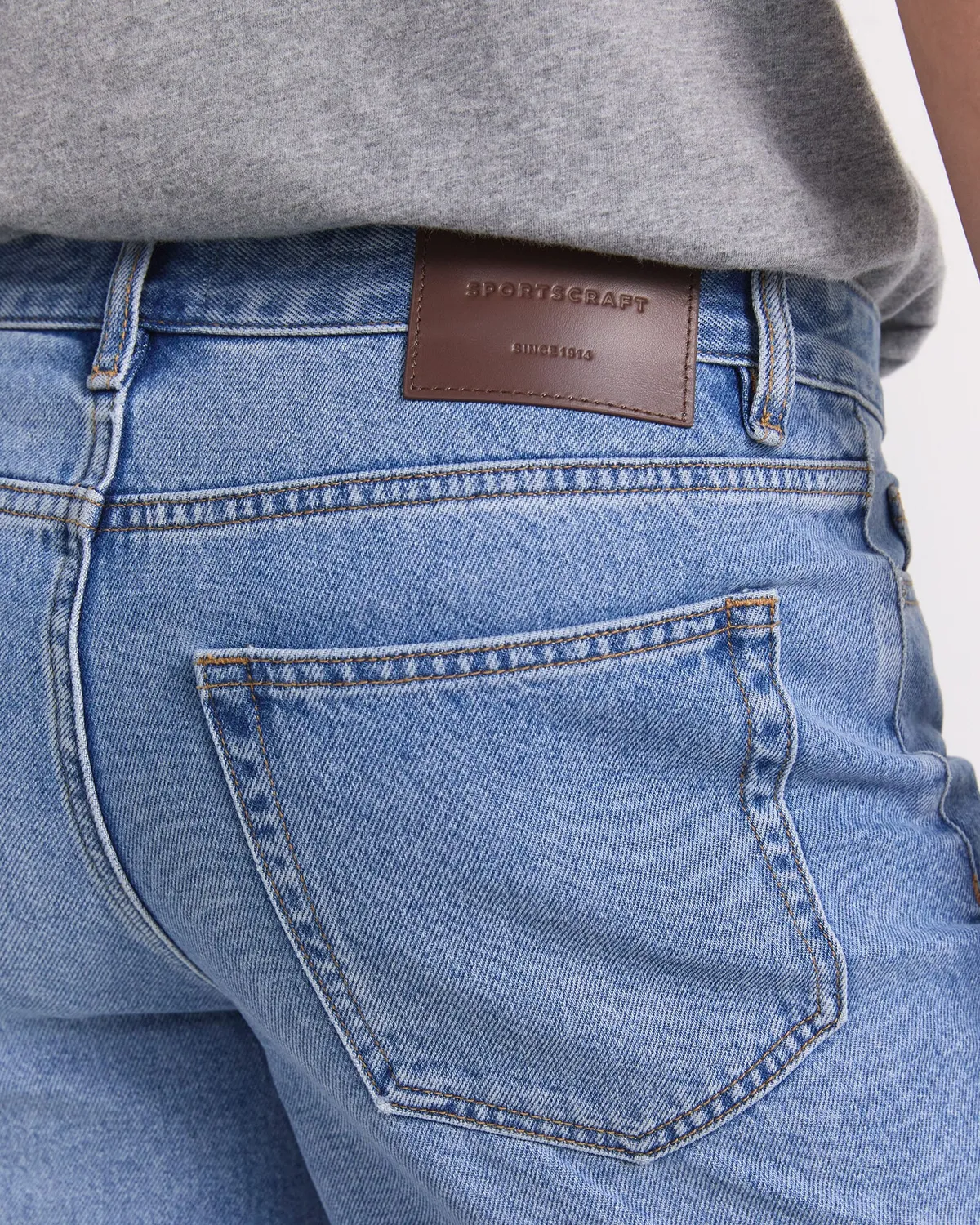 Sportscraft Aaran Denim Short jean indigo homme