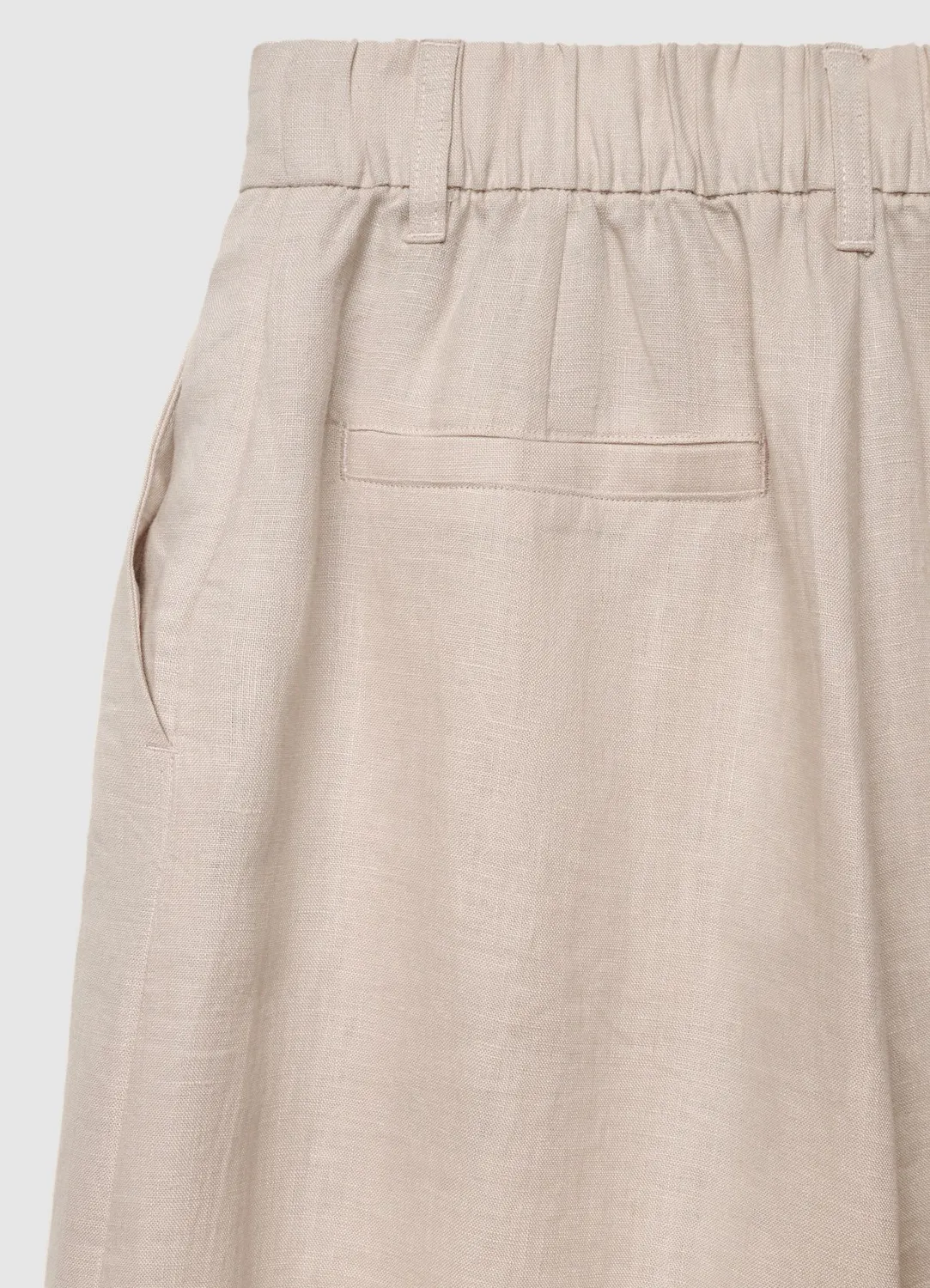 Calliope pantalon palazzo lin taille haute femme S