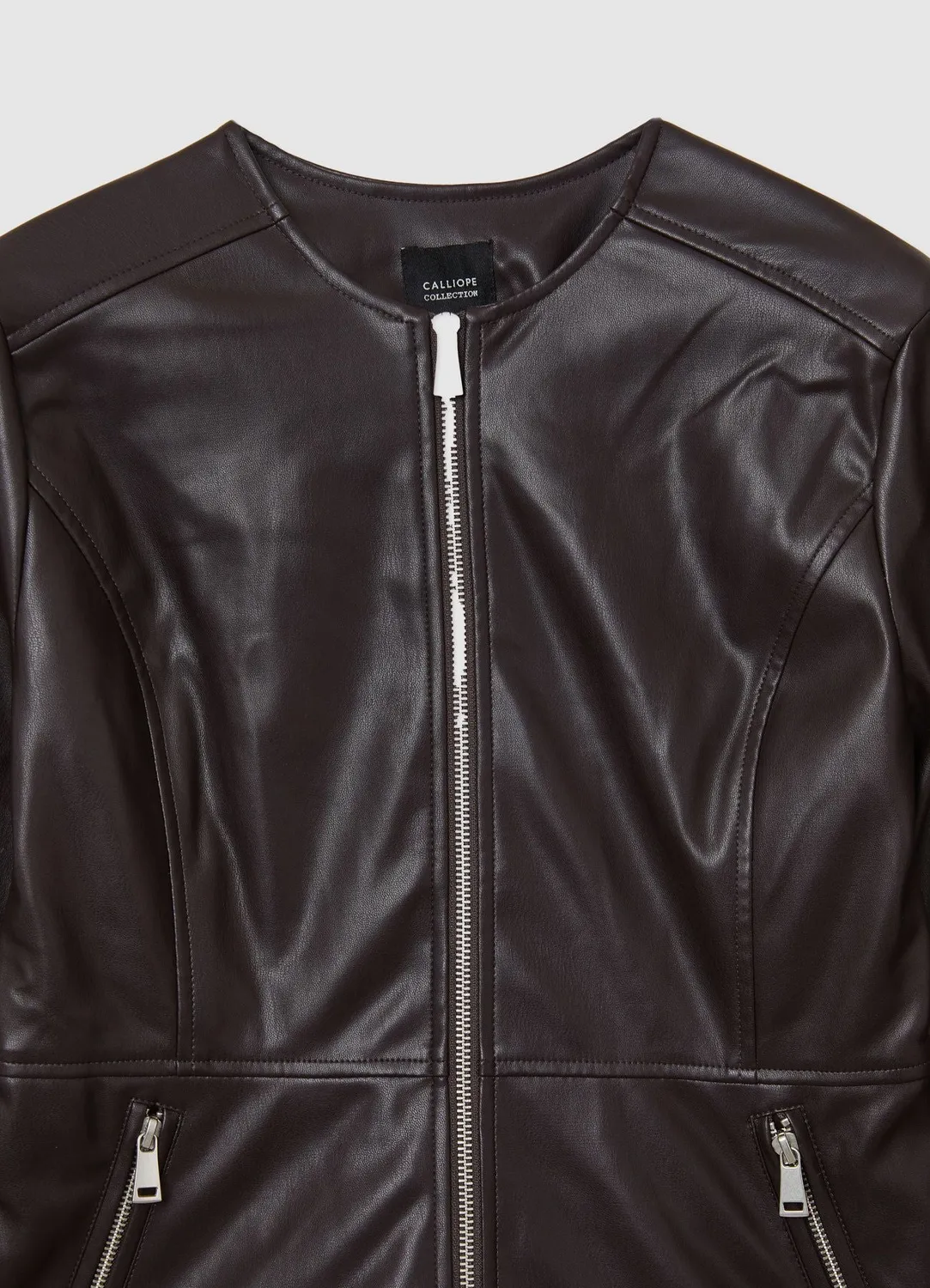 Calliope Perfecto effet cuir femme zippé