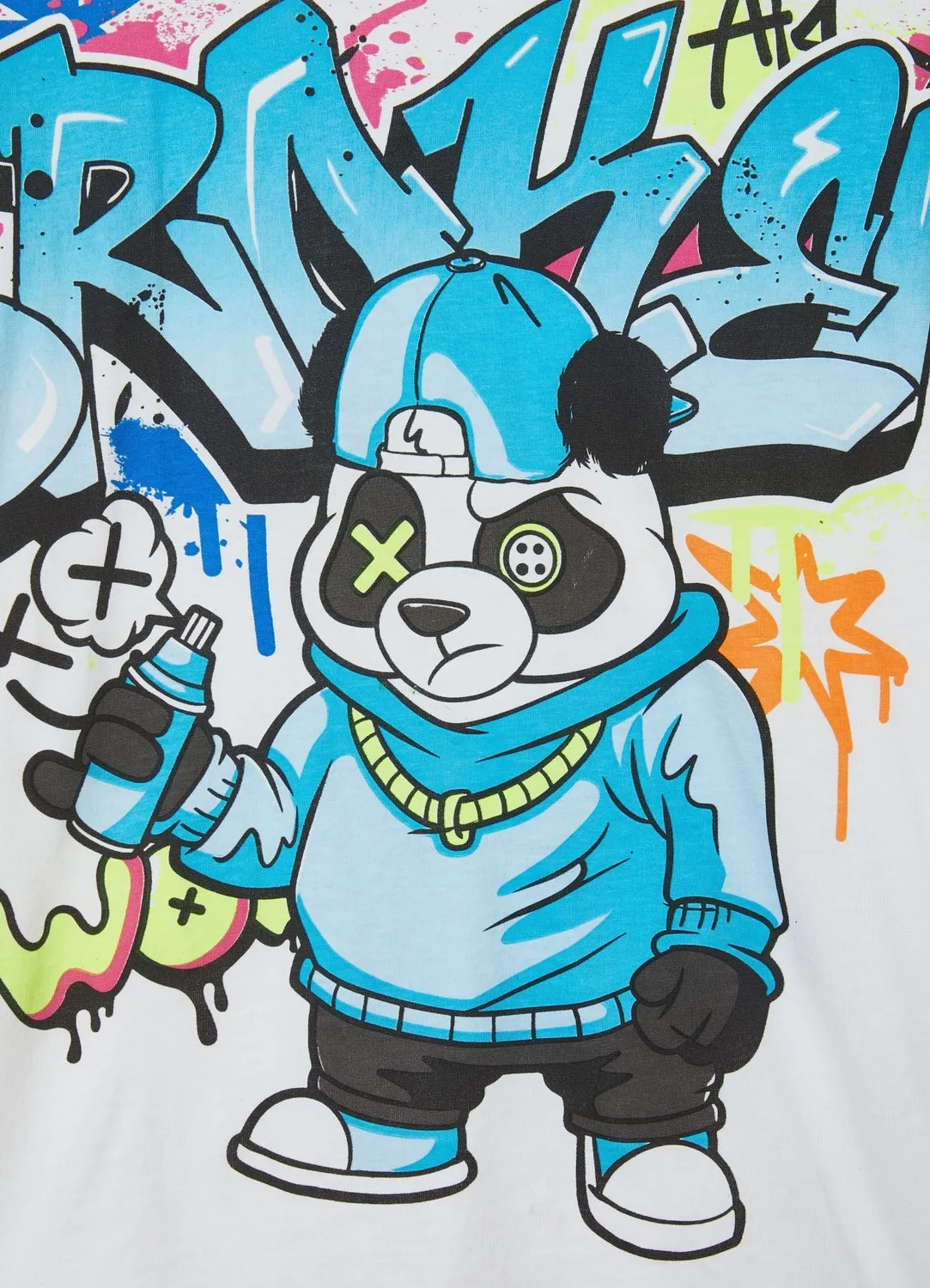 Calliope t-shirt graffiti garçon coton manches courtes