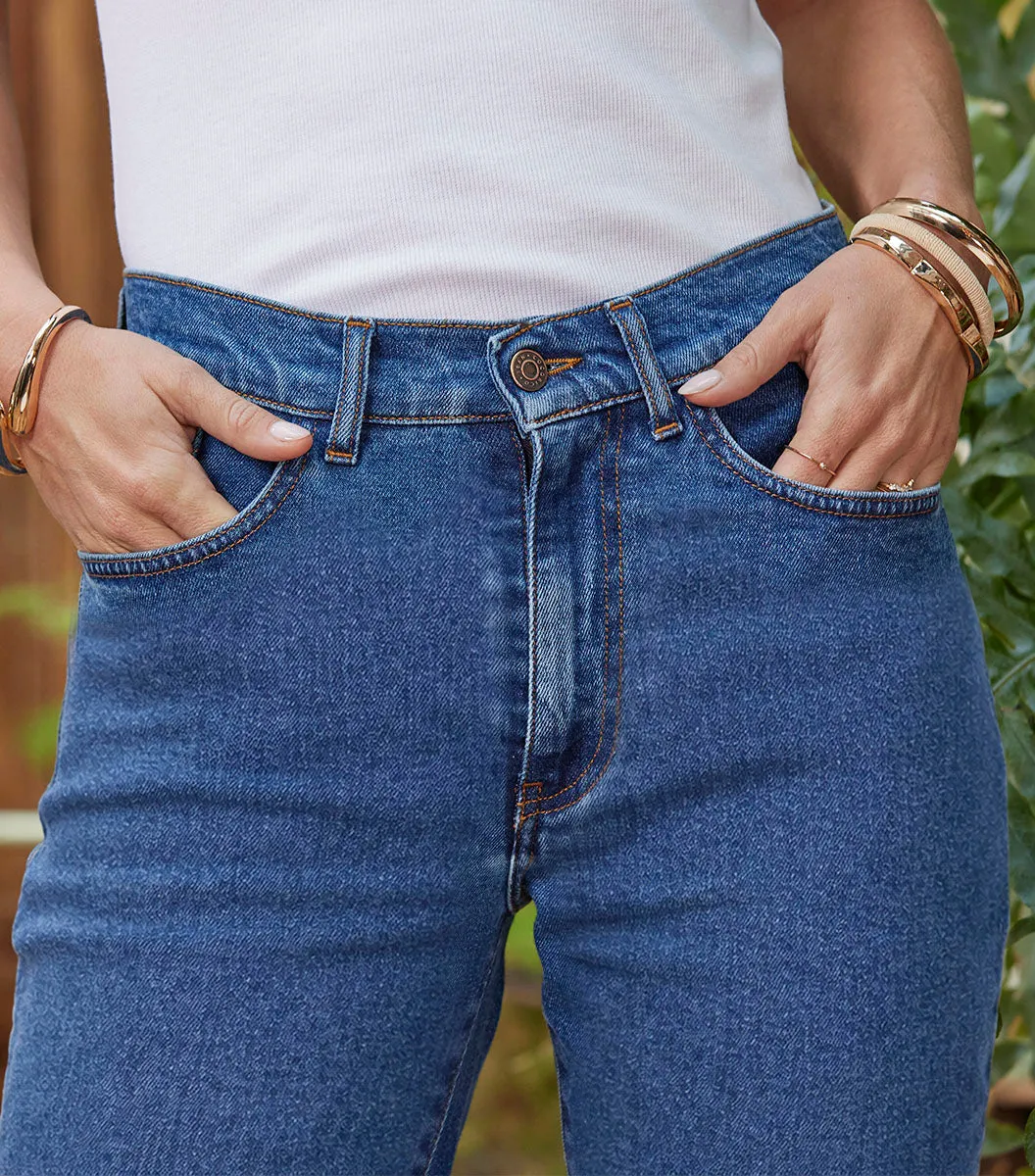 Cocorico jean slim femme bleu clair denim stretch