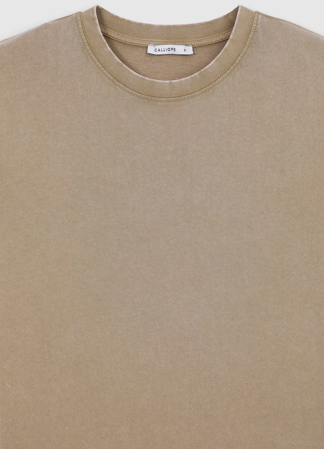 Calliope t-shirt délavé coton femme manches courtes