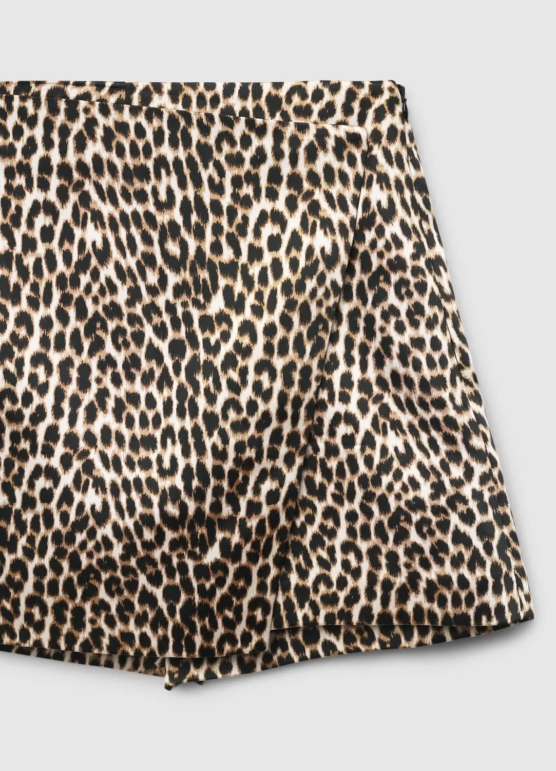 Calliope jupe-short femme satin imprimé animalier