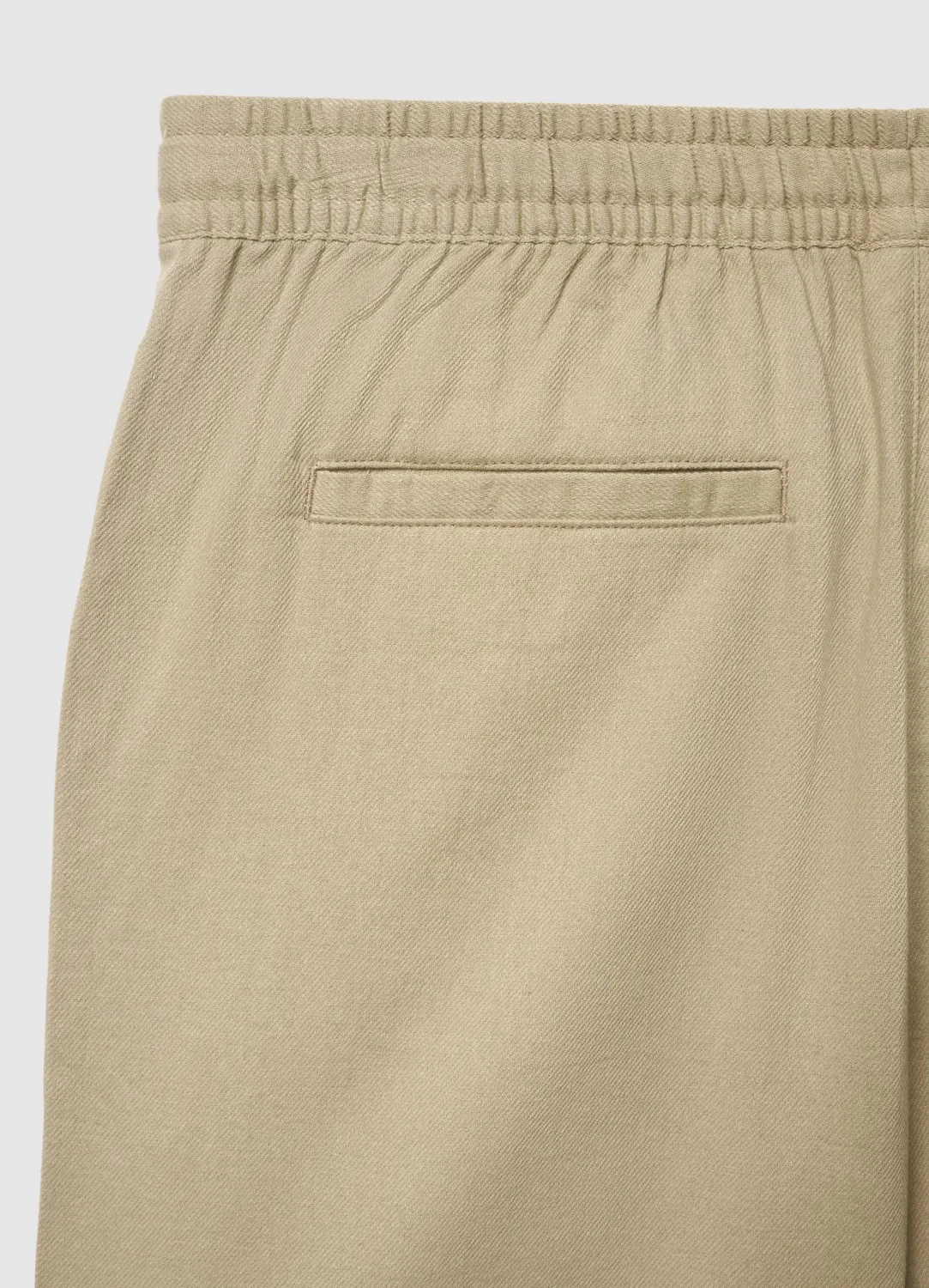Calliope short homme jogger lin mélangé uni