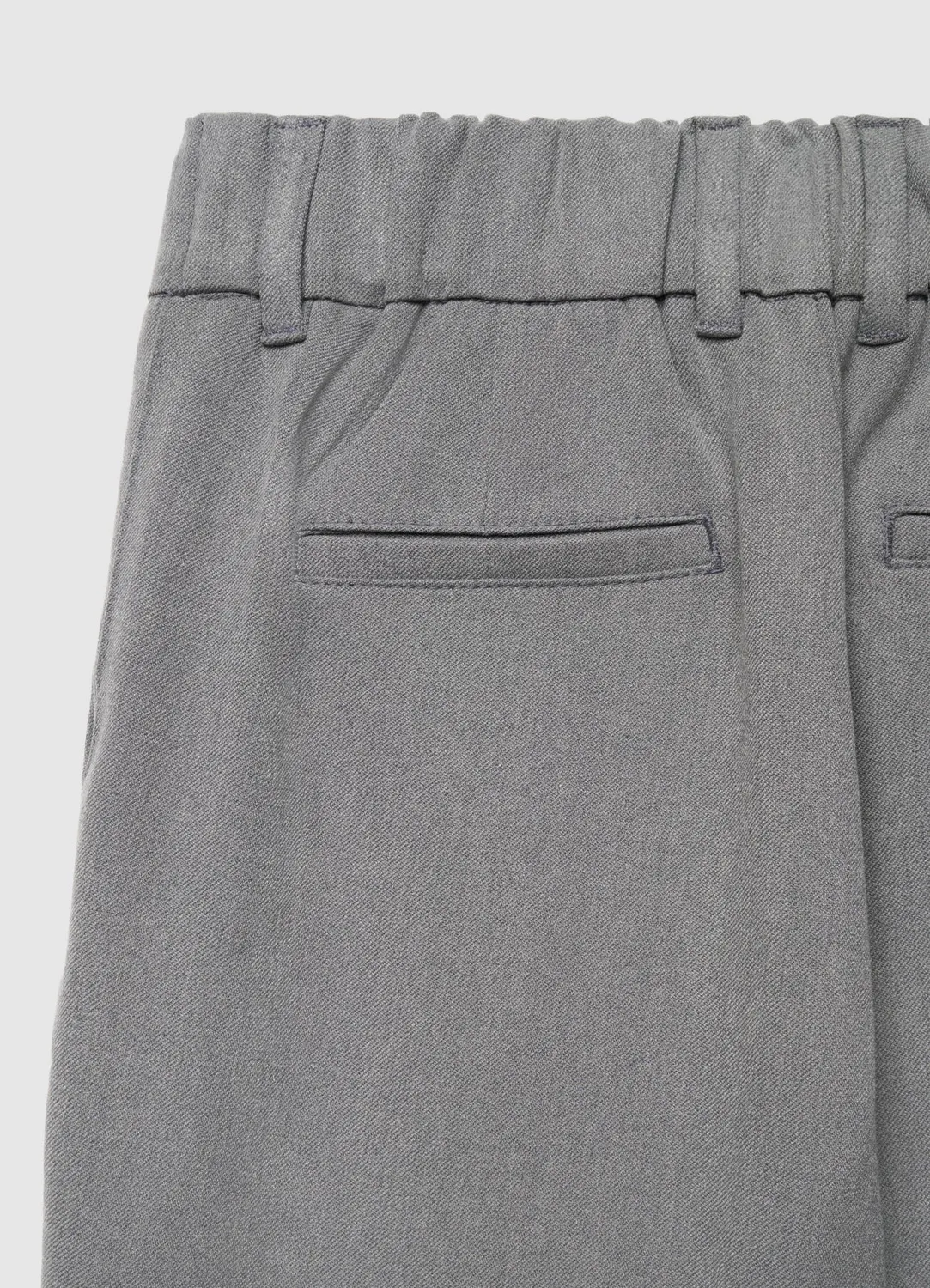 Calliope pantalon femme droit taille haute à revers