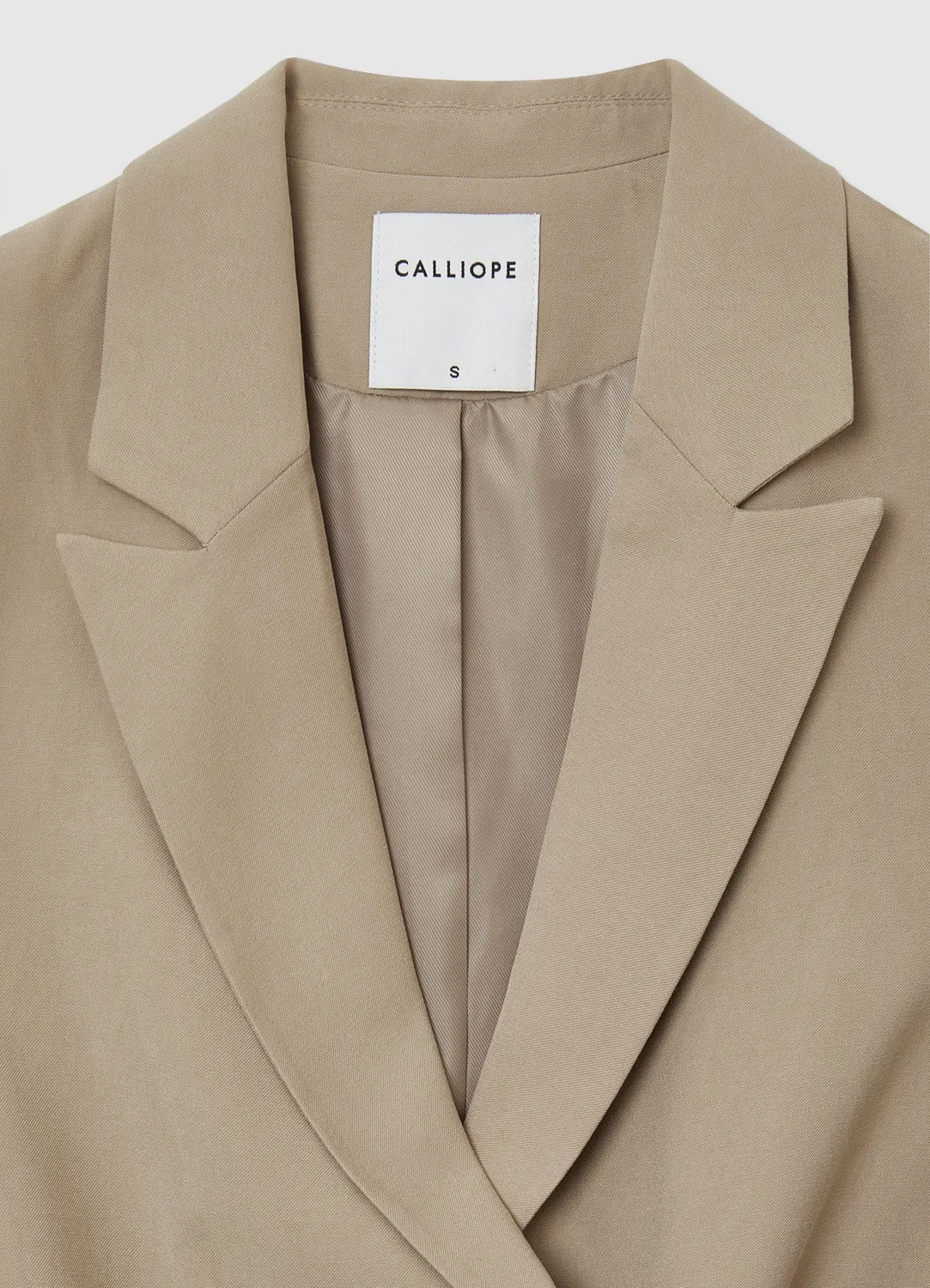 Calliope gilet double boutonnage ceinture